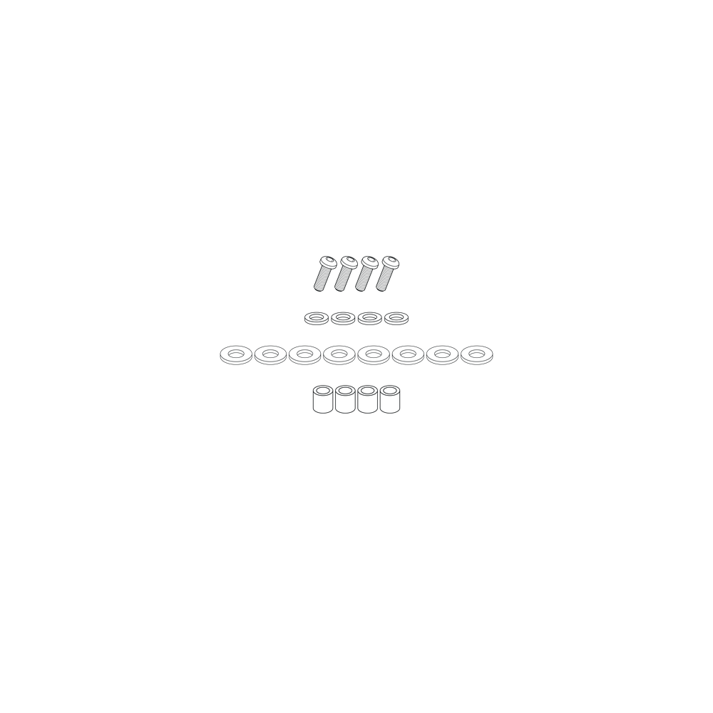 Sistema di fissaggio per cupolini GIVI D3101KIT