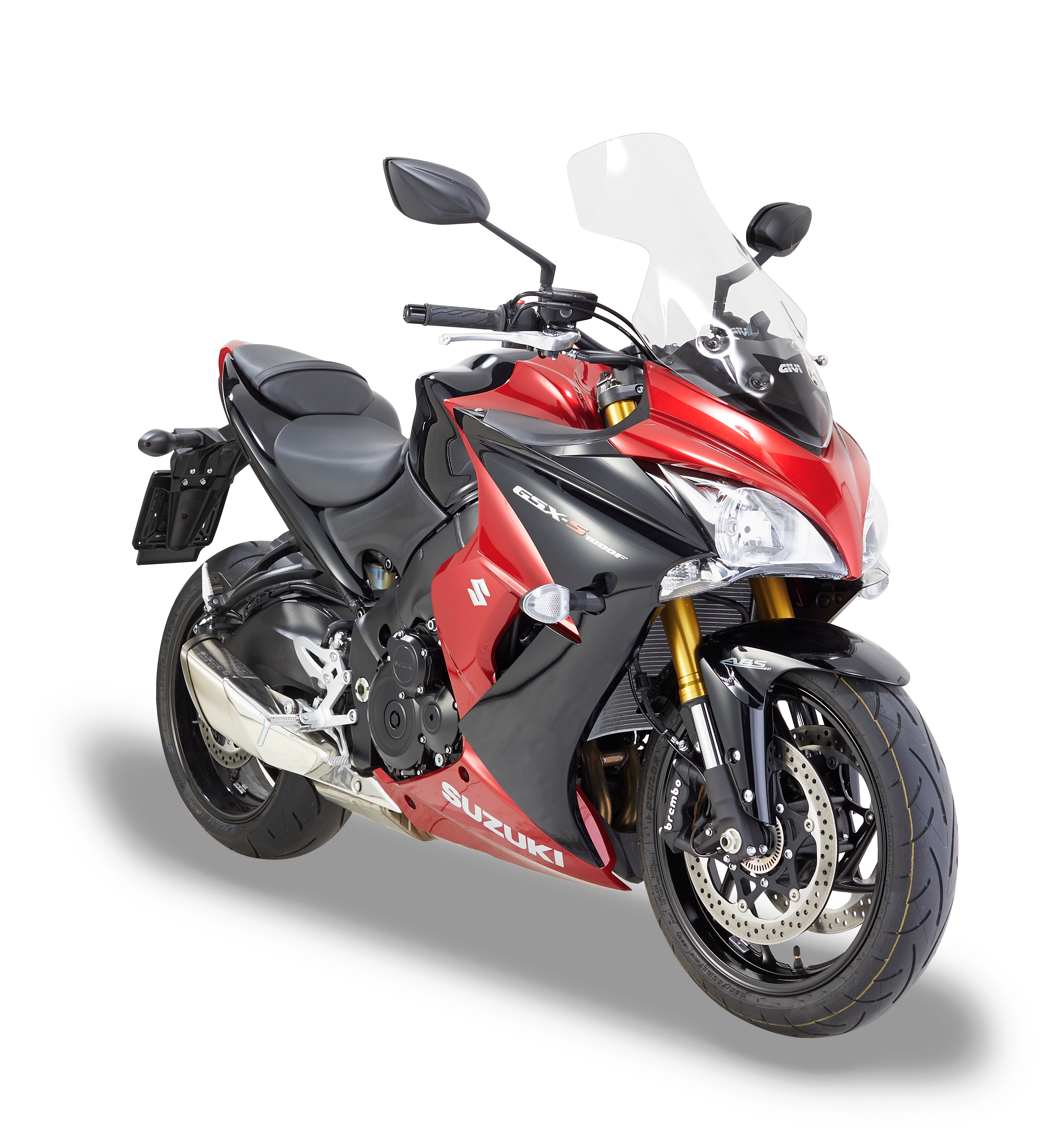 D3110ST screen GIVI mounted on Suzuki GSX S1000 (15)