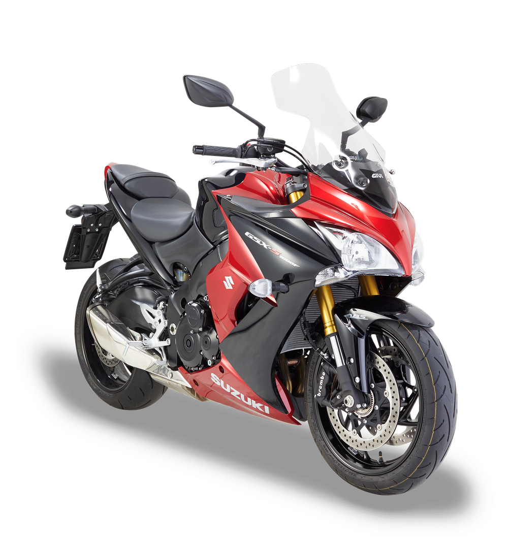 D3110ST screen GIVI mounted on Suzuki GSX S1000 (15)