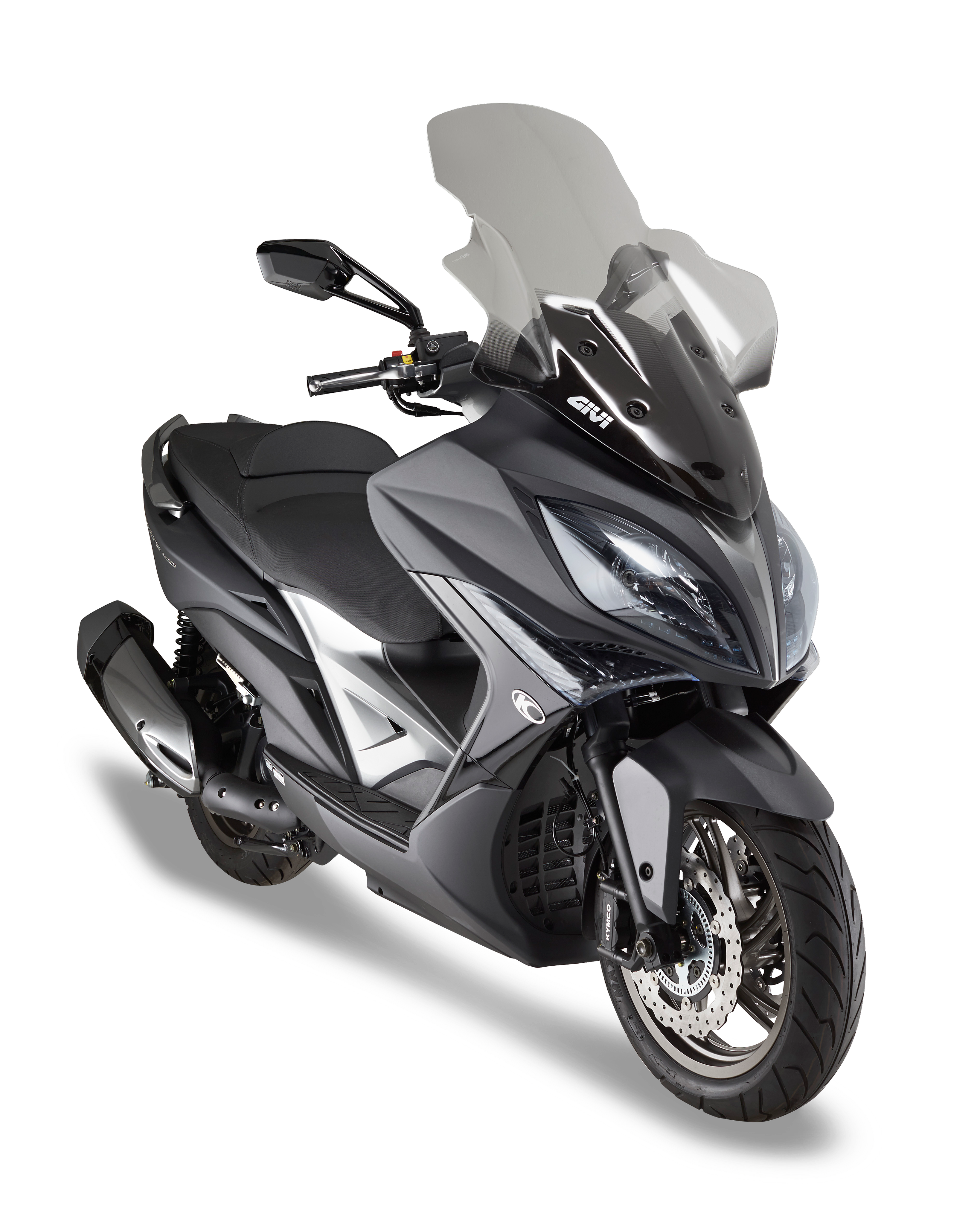 D6104ST screen GIVI mounted on Kymco Xciting 400i (13)