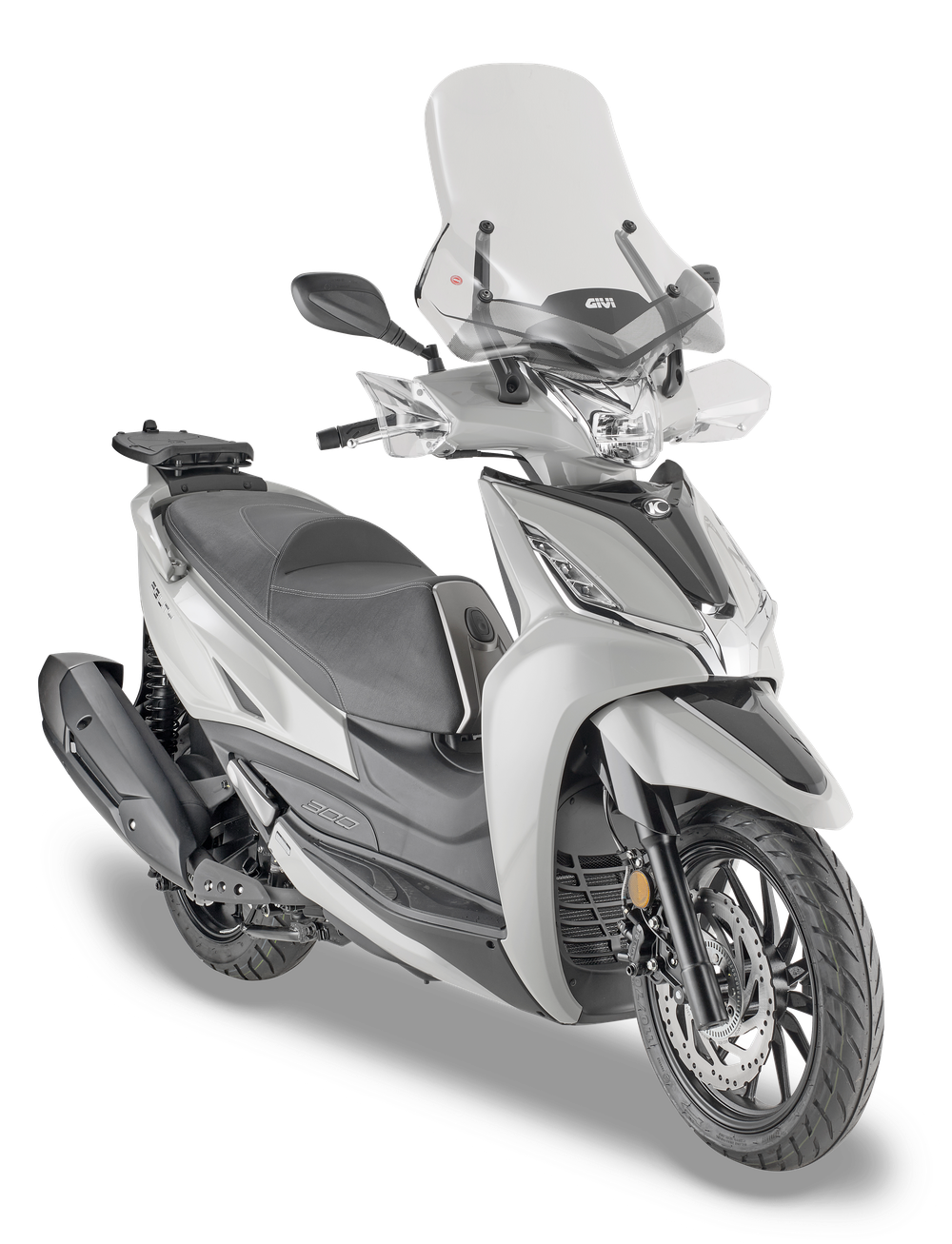 Attacco Specifico GIVI D6114KIT montato con 6114DT su Kymco Agility 300 R16 (19)