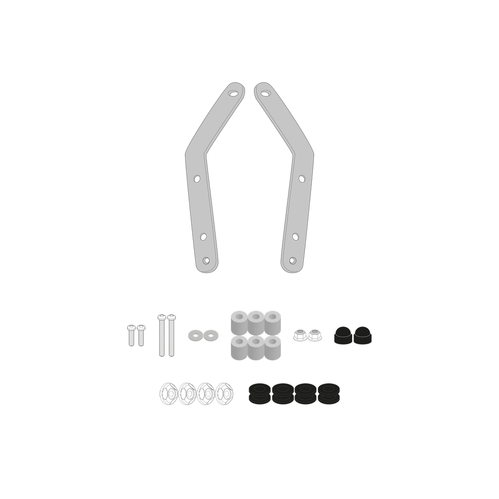 Sistema di fissaggio per cupolini GIVI D6121KIT
