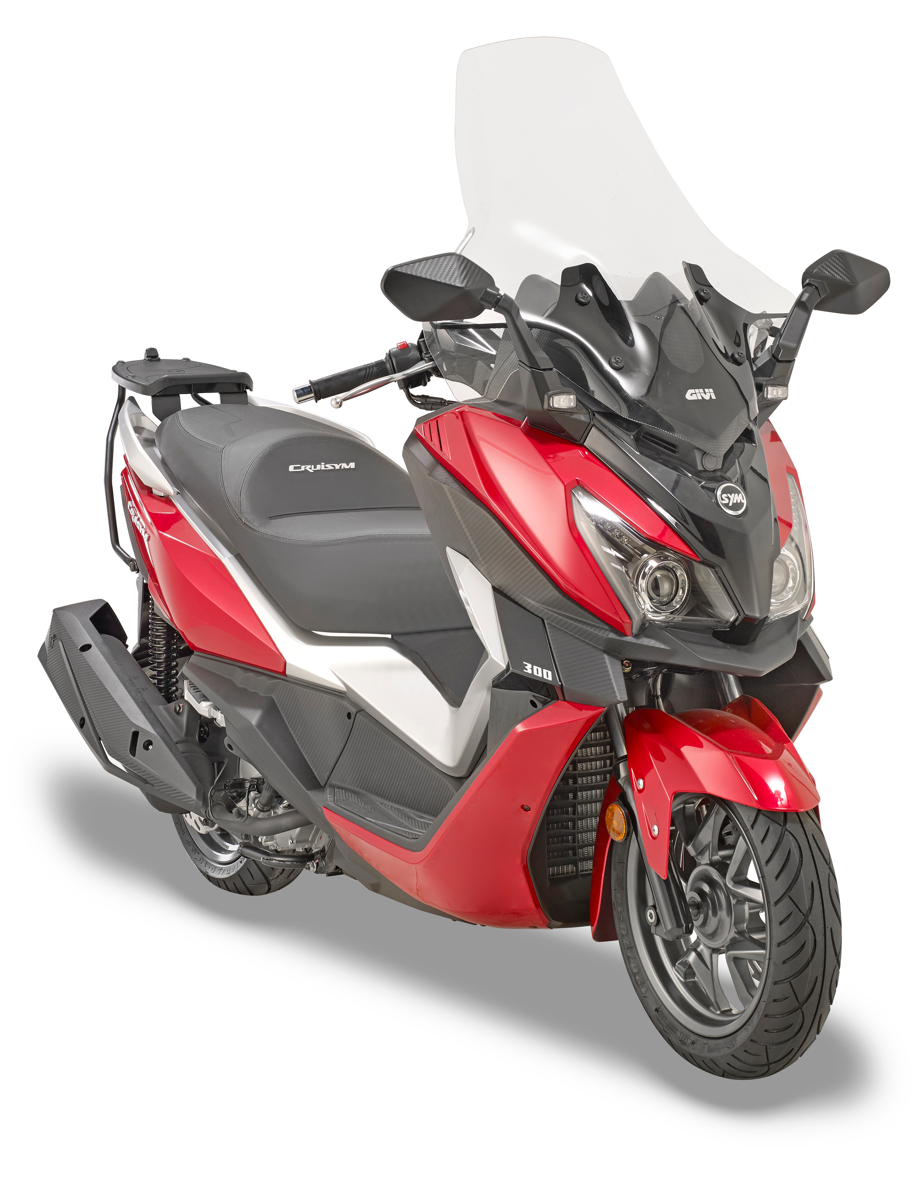 D7056KIT specific fitting kit GIVI mounted with 7056DT on Sym Cruisym 300 (17)