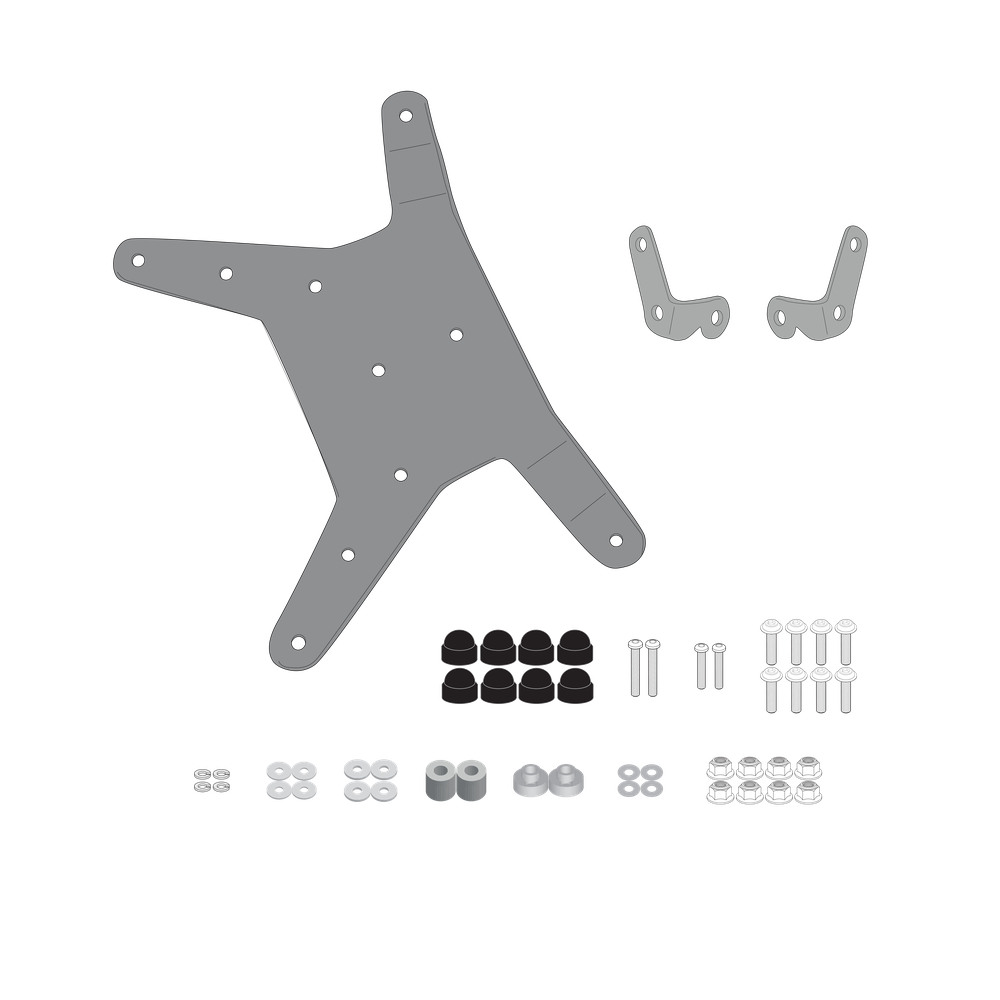 Sistema di fissaggio per cupolini GIVI D7711KIT
