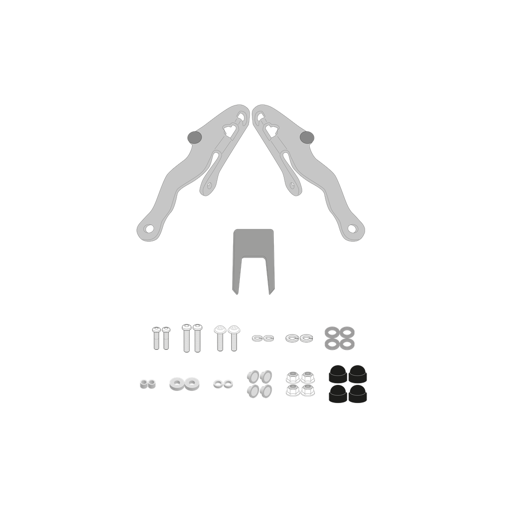 Windscreen mounting system GIVI D7717KIT