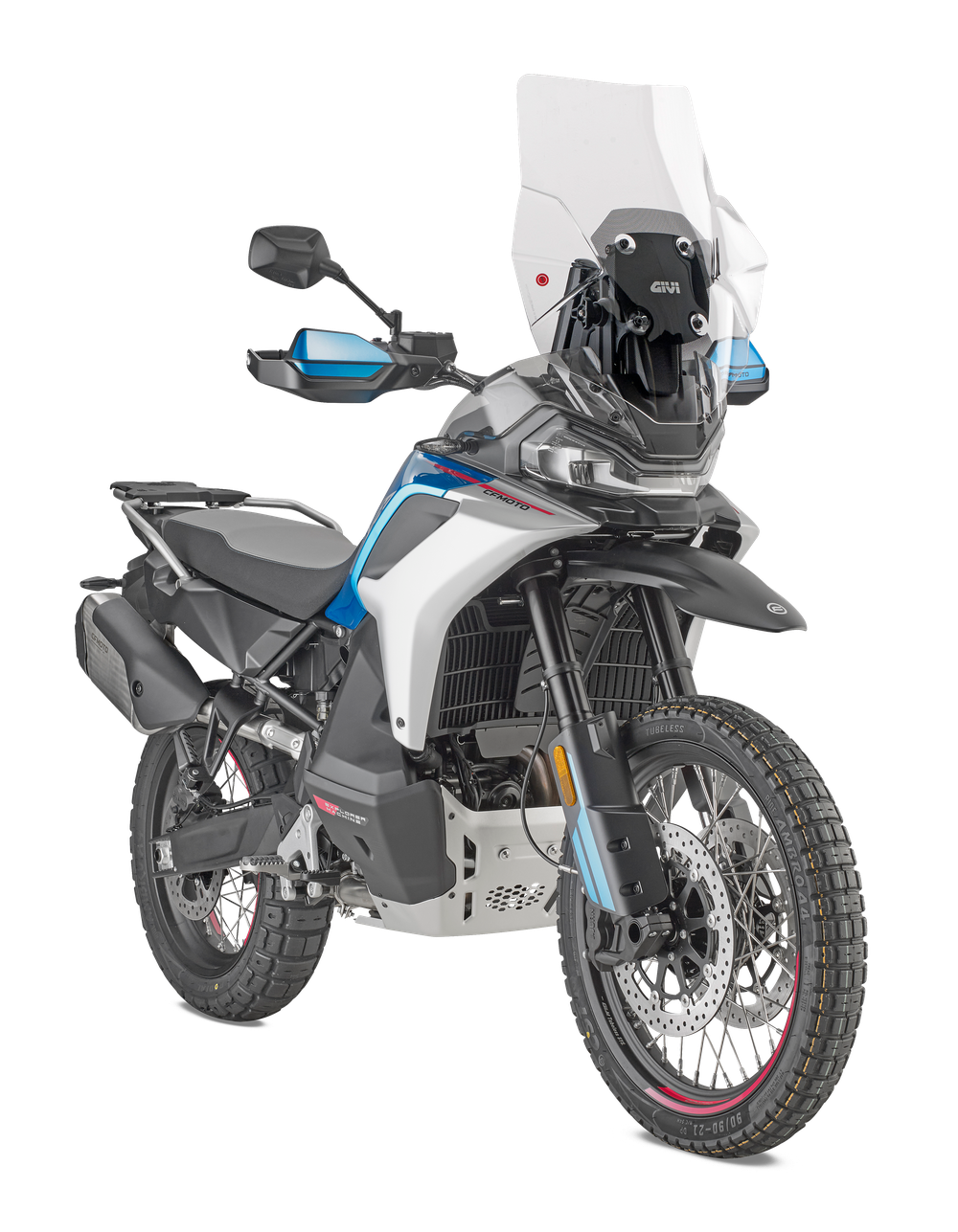 D9227ST vetro trasparente specifico montato su CF MOTO 800 MTX (25)