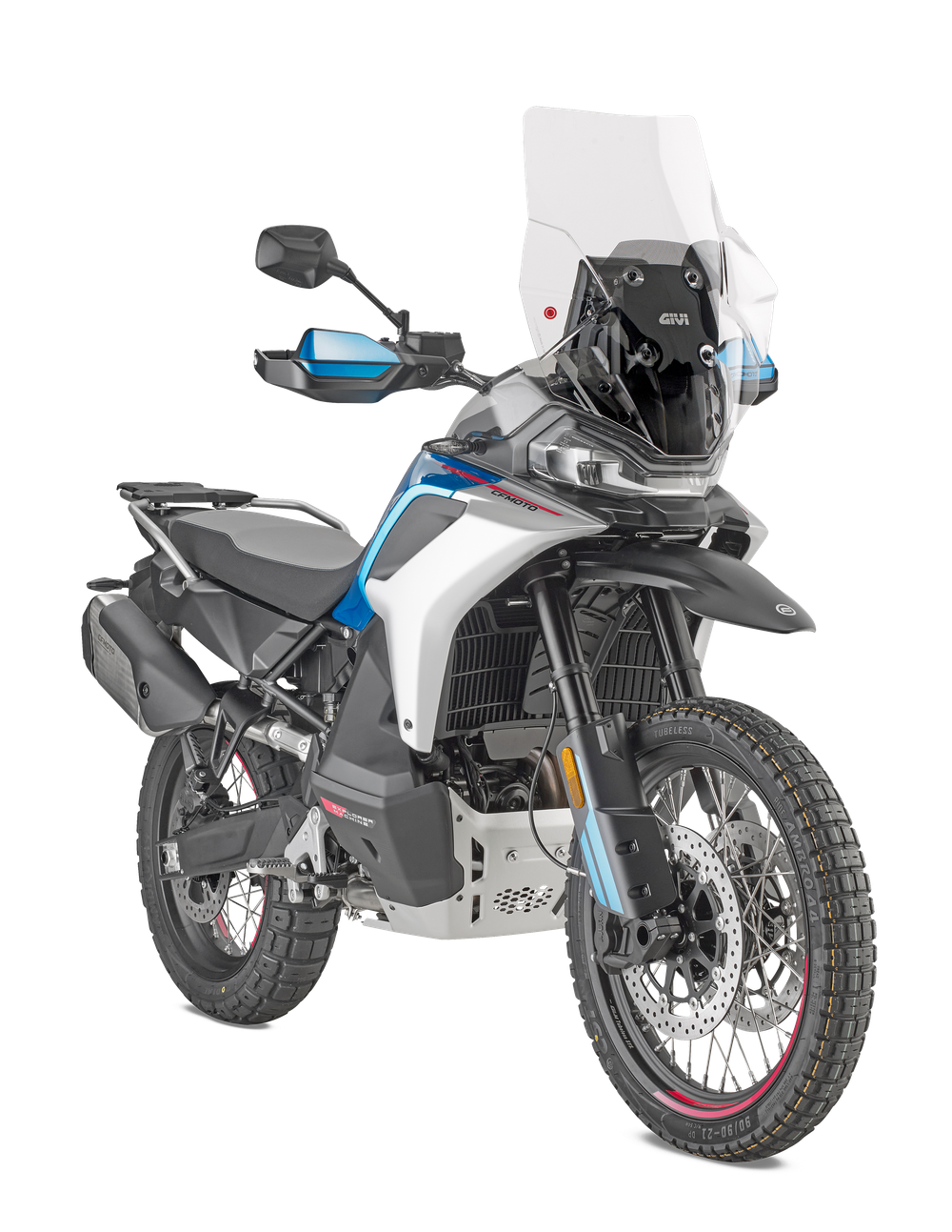 D9227ST vetro trasparente specifico montato su CF MOTO 800 MTX (25)