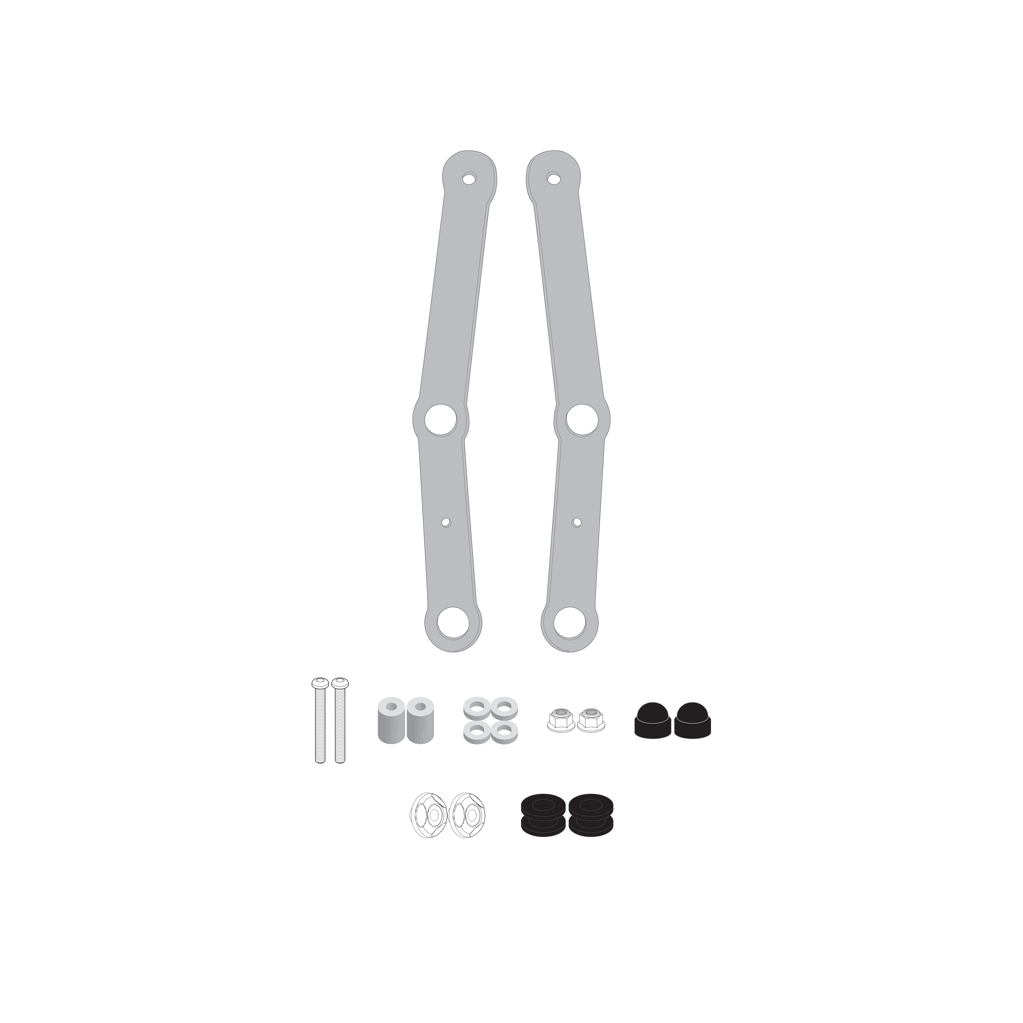 Sistema di fissaggio per cupolini GIVI D9259KIT