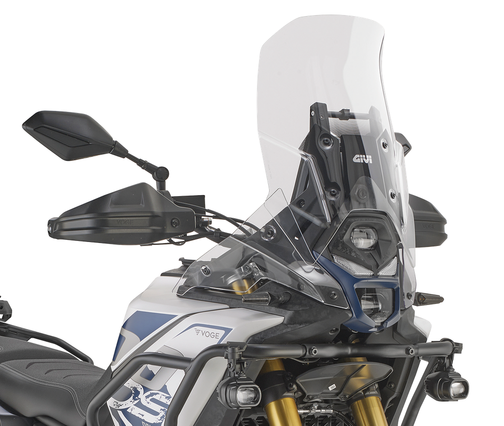 Parabrezza windscreen screen mounted-on givi GIVI D9264ST montato su Voge Valico 800 Rally (25)