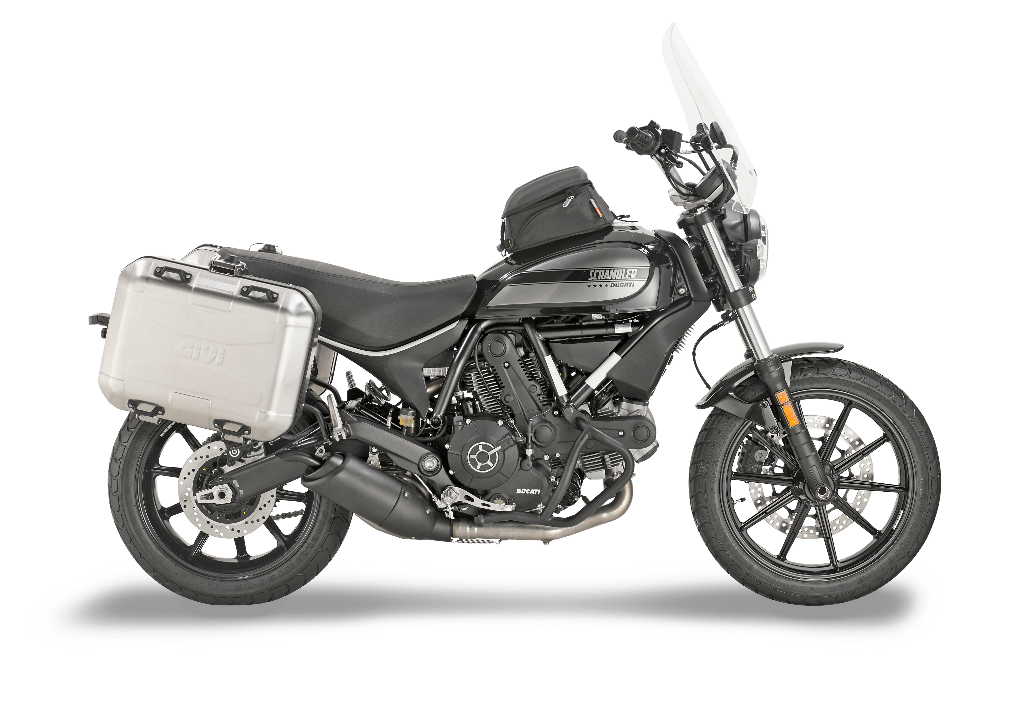 Allestimento GIVI su Ducati Scrambler 400 (16) lato