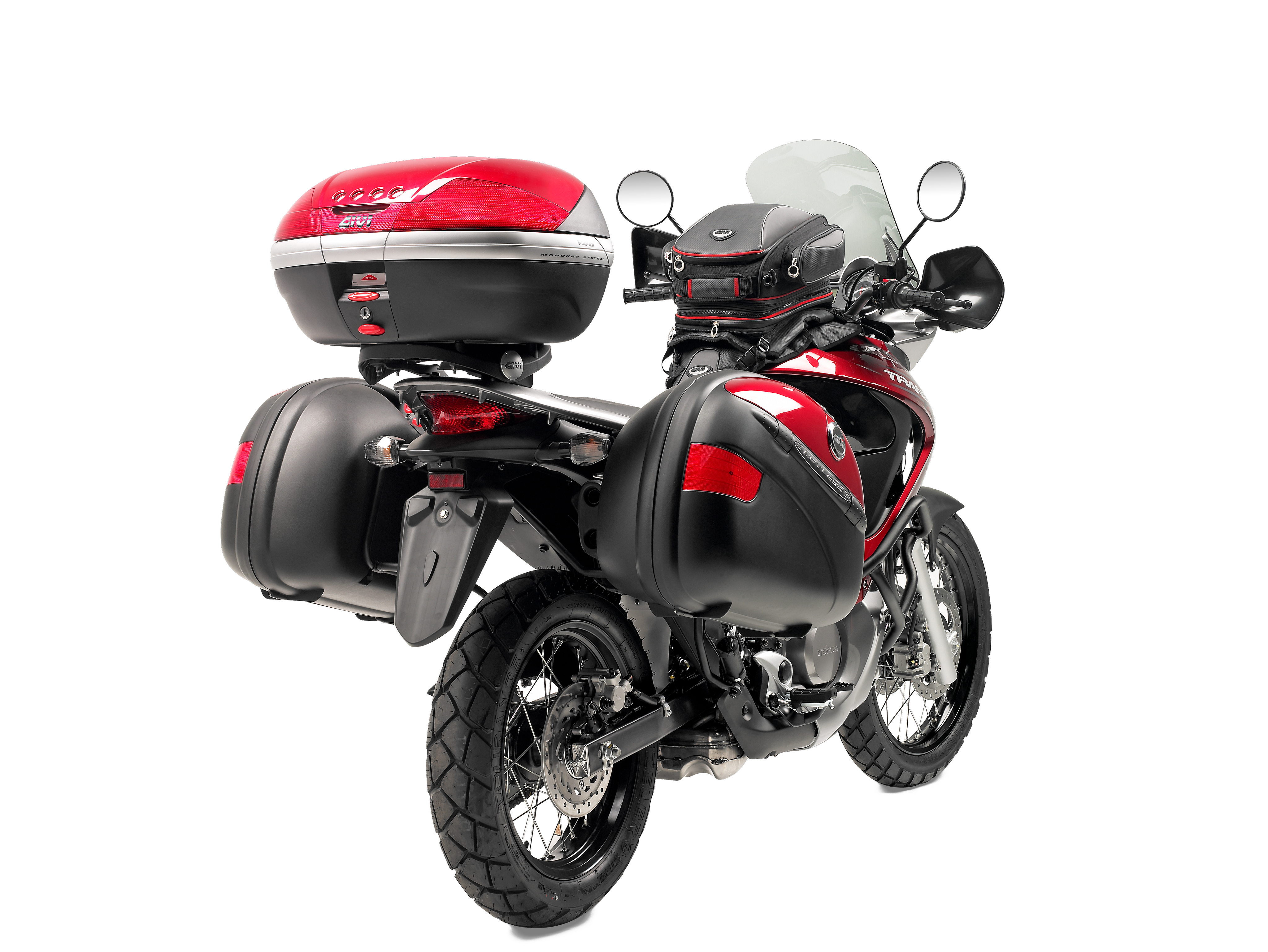 Attacco GIVI E225 montato con PL203 su Honda XL 700V Transalp (08)