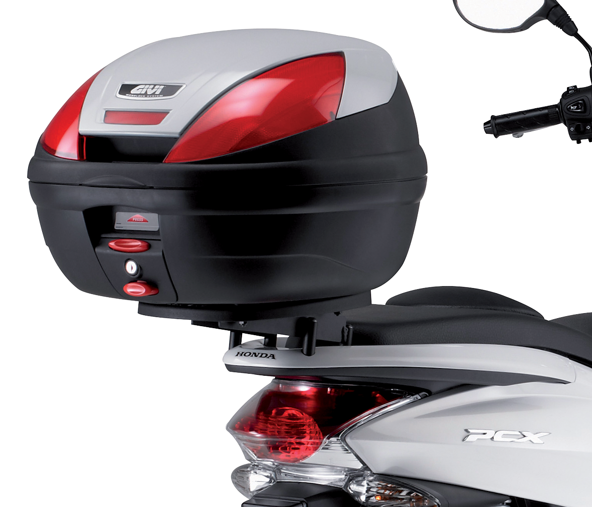 Supporto per valigie centrali top-case-support GIVI E231
