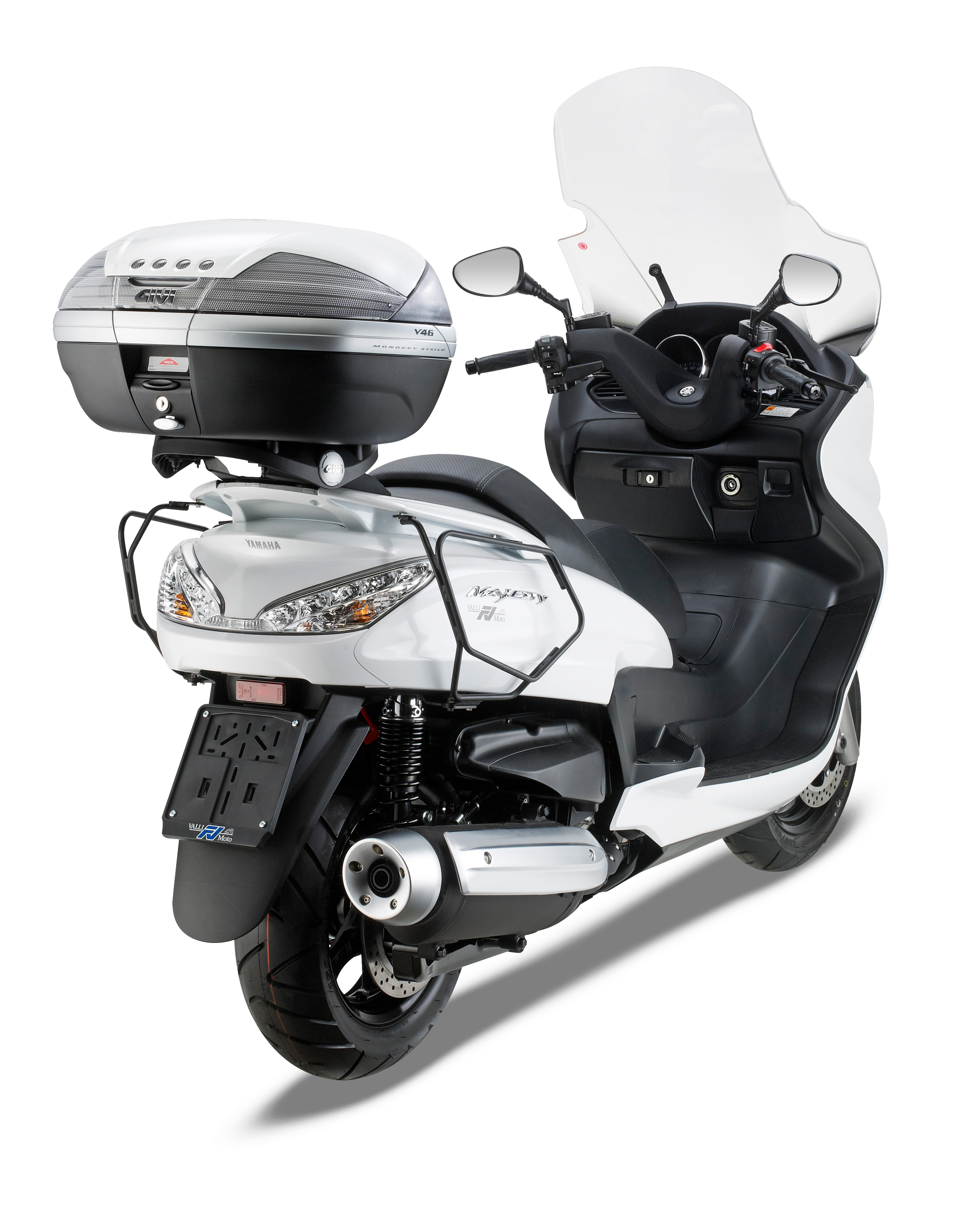Attacco GIVI E331 montato con T277 su Yamaha Majesty 400 (09)
