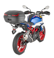 Bauletto GIVI E455N montato con SR5125 su Bmw G 310 R (17)