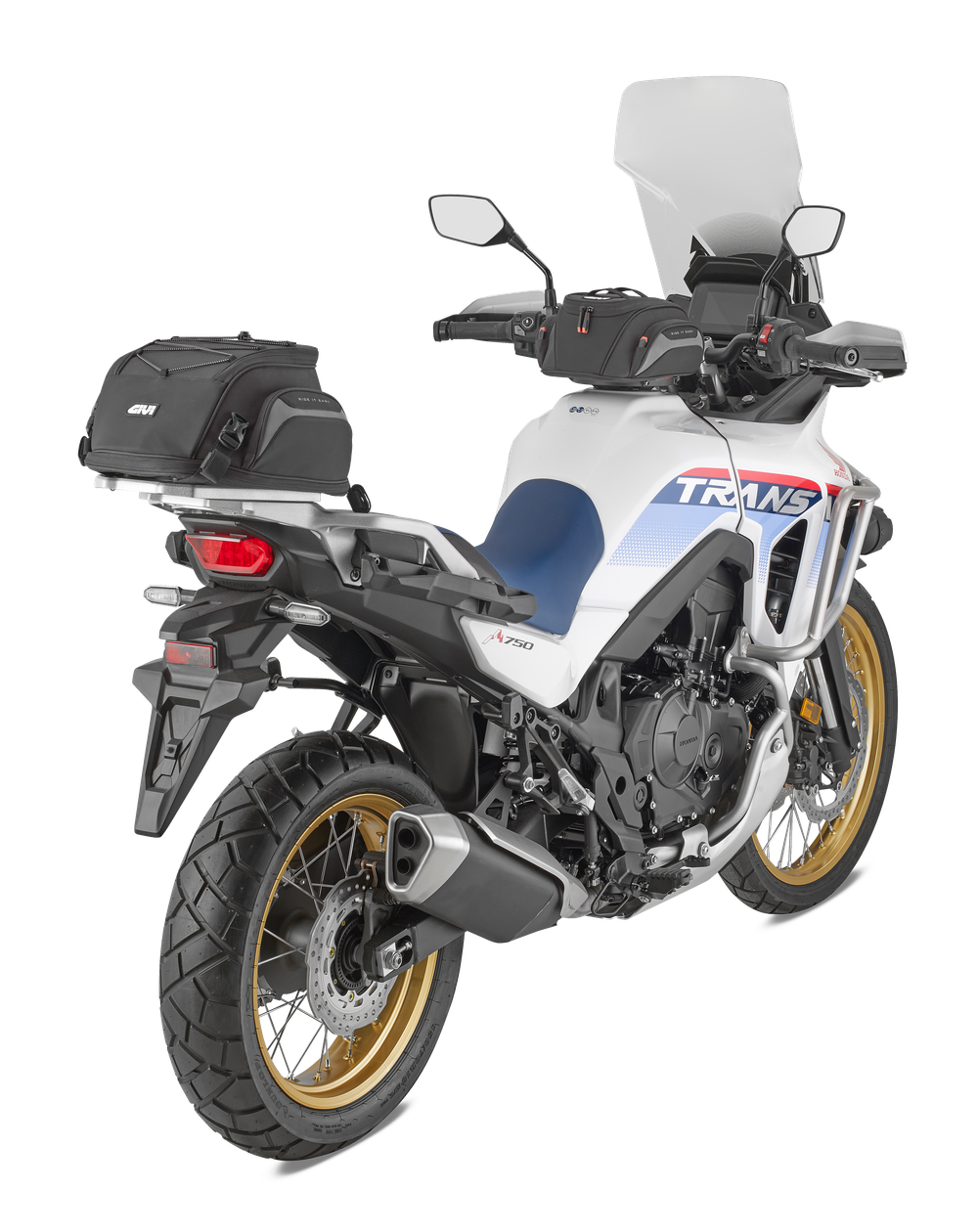 EASY08 Borsa da sella montata su Honda XL 750 Transalp (25)