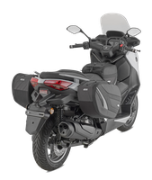 EASY10 Coppia di borse laterali GIVI montate su Yamaha x max 300 tech max (25)