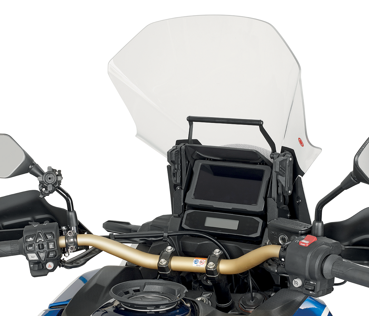 Sistema di fissaggio per Porta Smartphone universale universal-smartphone-holder-mounting-system GIVI FB1178