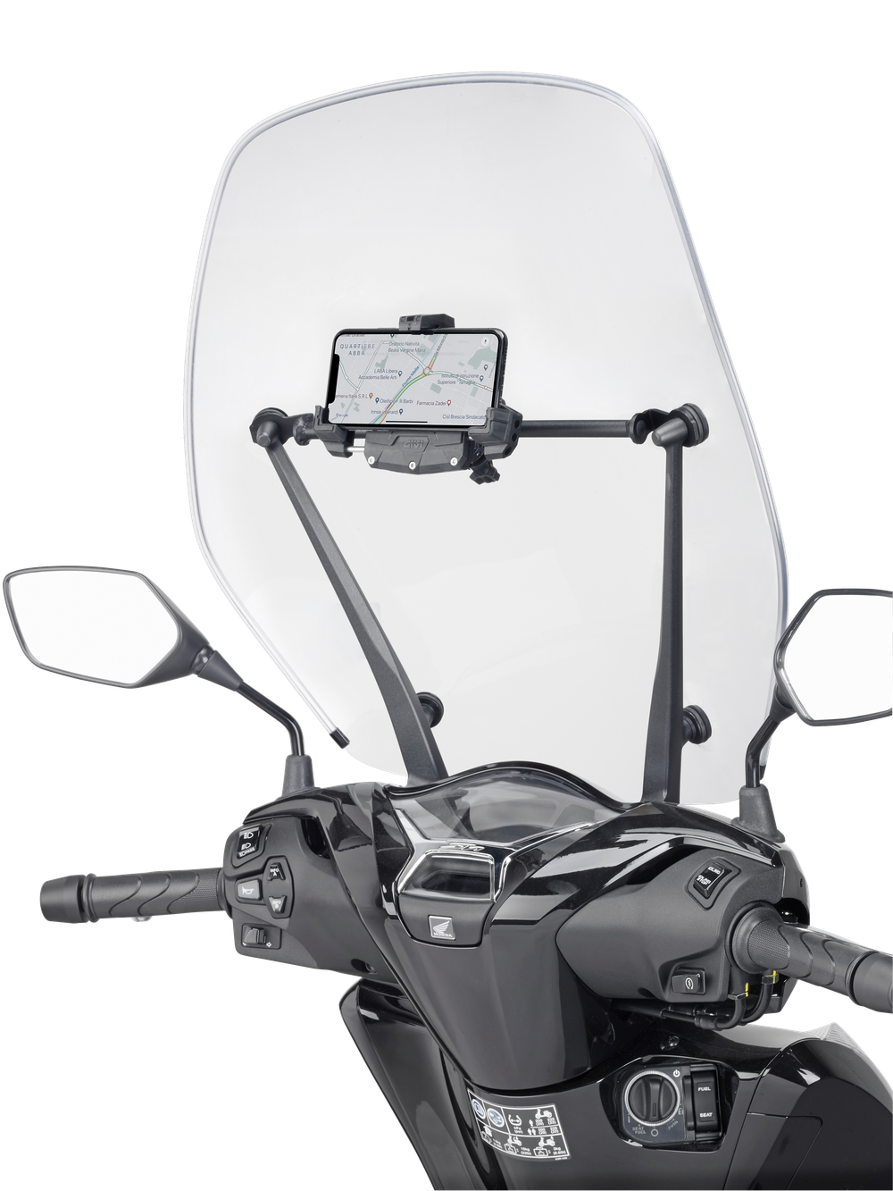 Traversino GIVI FB1181 montato con S920 su Honda SH 150 (20)