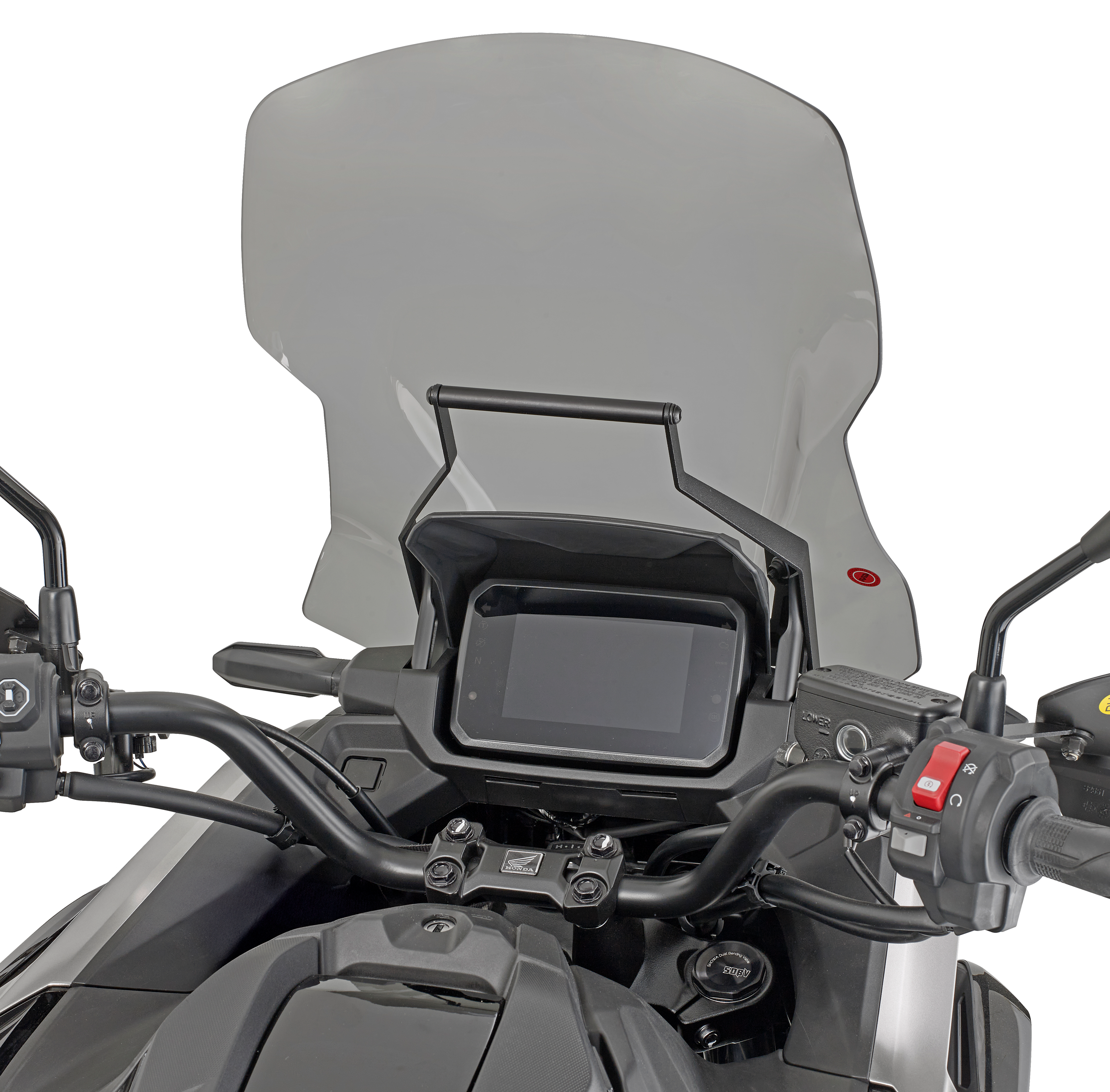 Traversino specifico per Honda NC 750 X 2025 da montare dietro il cupolino per installare dispositivi per la navigazione