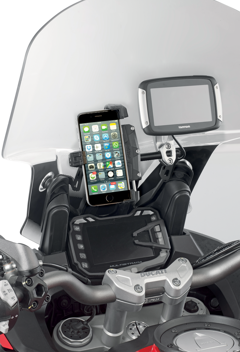 Sistema di fissaggio per Porta Smartphone universale universal-smartphone-holder-mounting-system givi GIVI FB7408