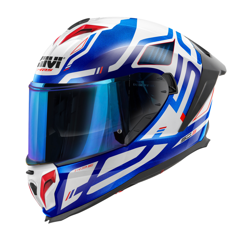 Casco GIVI INTEGRALE 50.3 QUASAR (Metallo bianco); codice articolo: H503FQSWL; immagine still-life trequarti sinistra