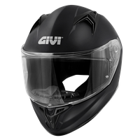 Casco GIVI INTEGRALE 50.7 EVO SOLID COLOR (Nero opaco); codice articolo: H507SN900; immagine still-life trequarti sinistra