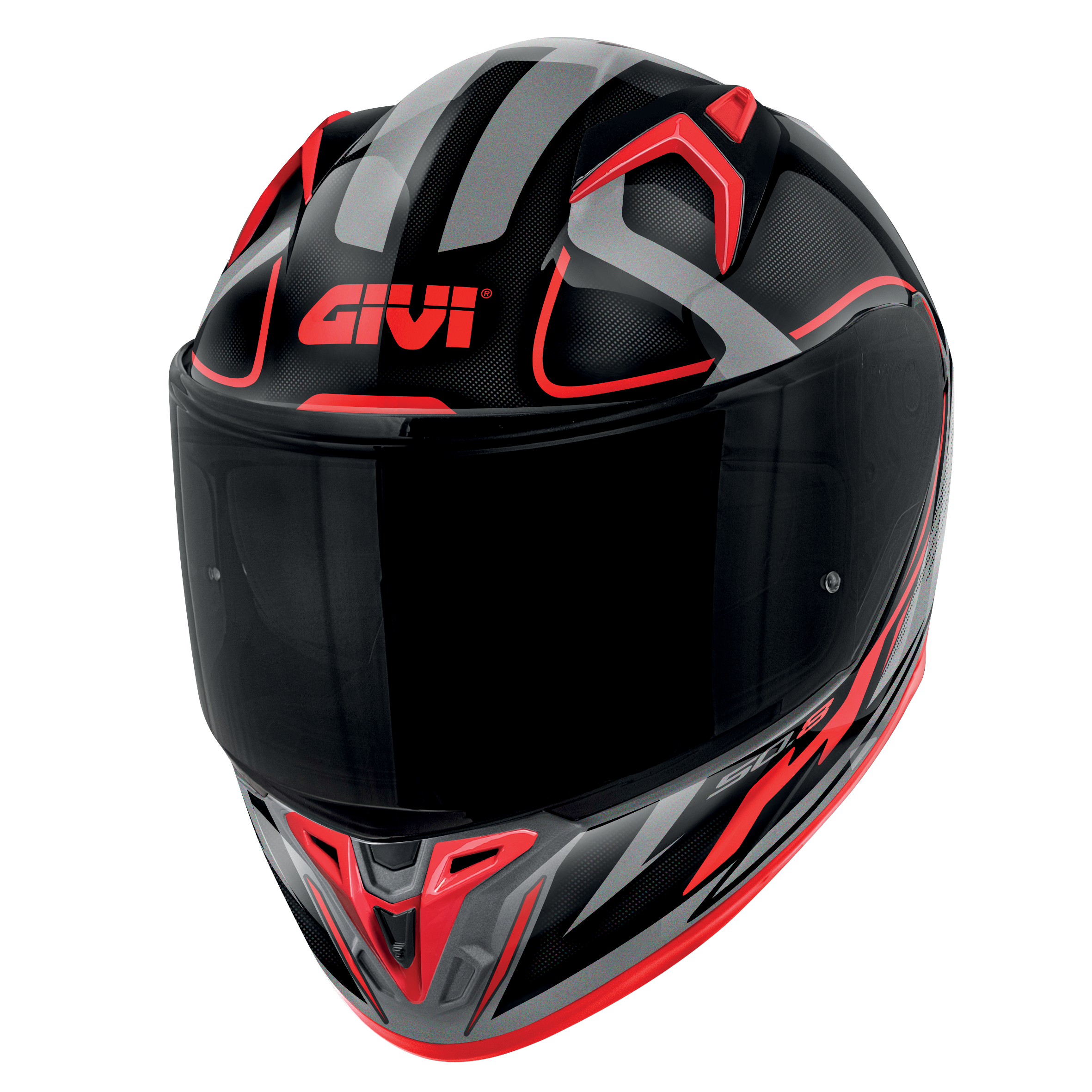 Casco Integrale fullface helmet threequarters left GIVI H508FRCBR