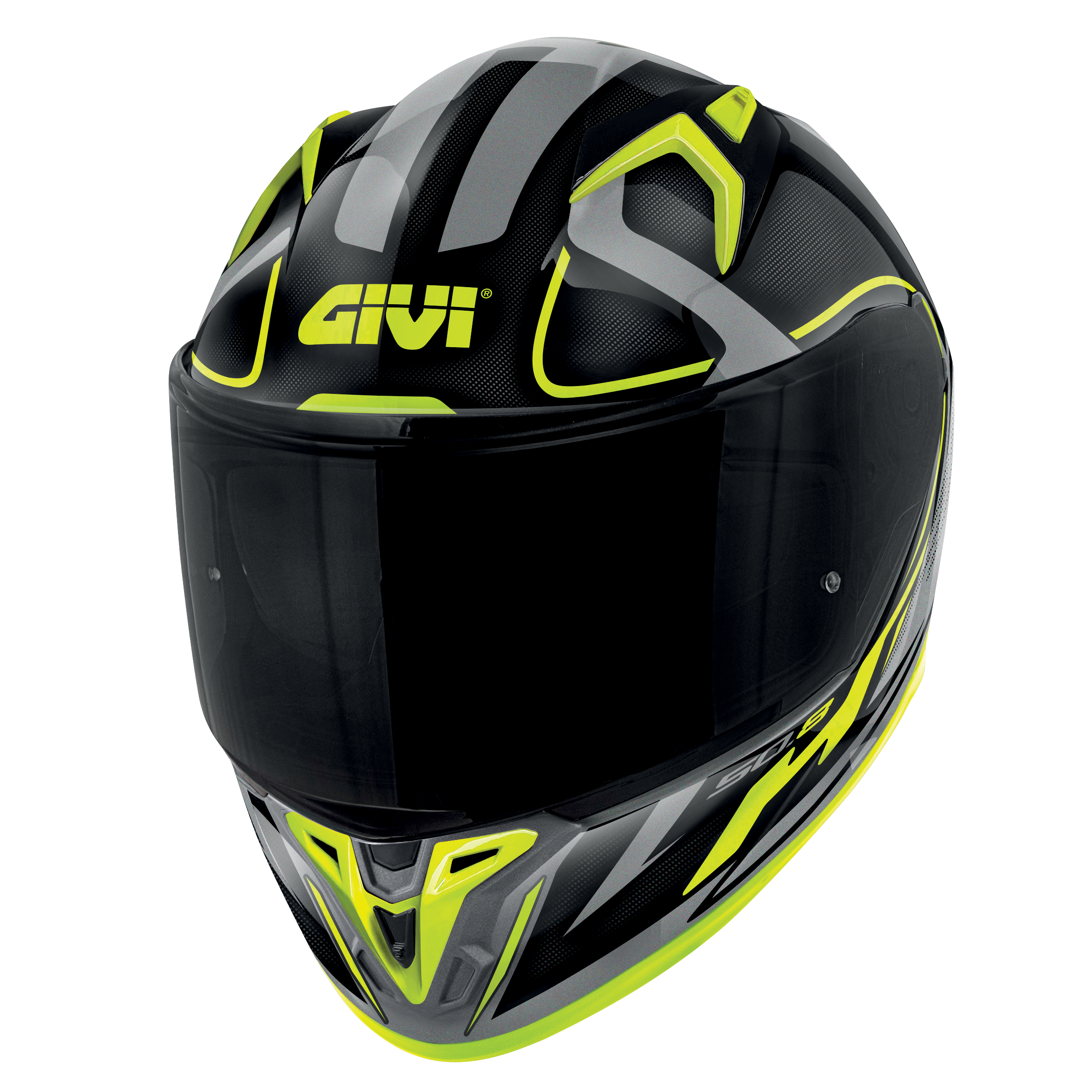 Casco Integrale fullface helmet threequarters left GIVI H508FRCBY