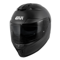 Casco GIVI INTEGRALE 55.1 SOLID COLOR (Nero opaco); codice articolo: H551BN900; immagine still-life trequarti sinistra