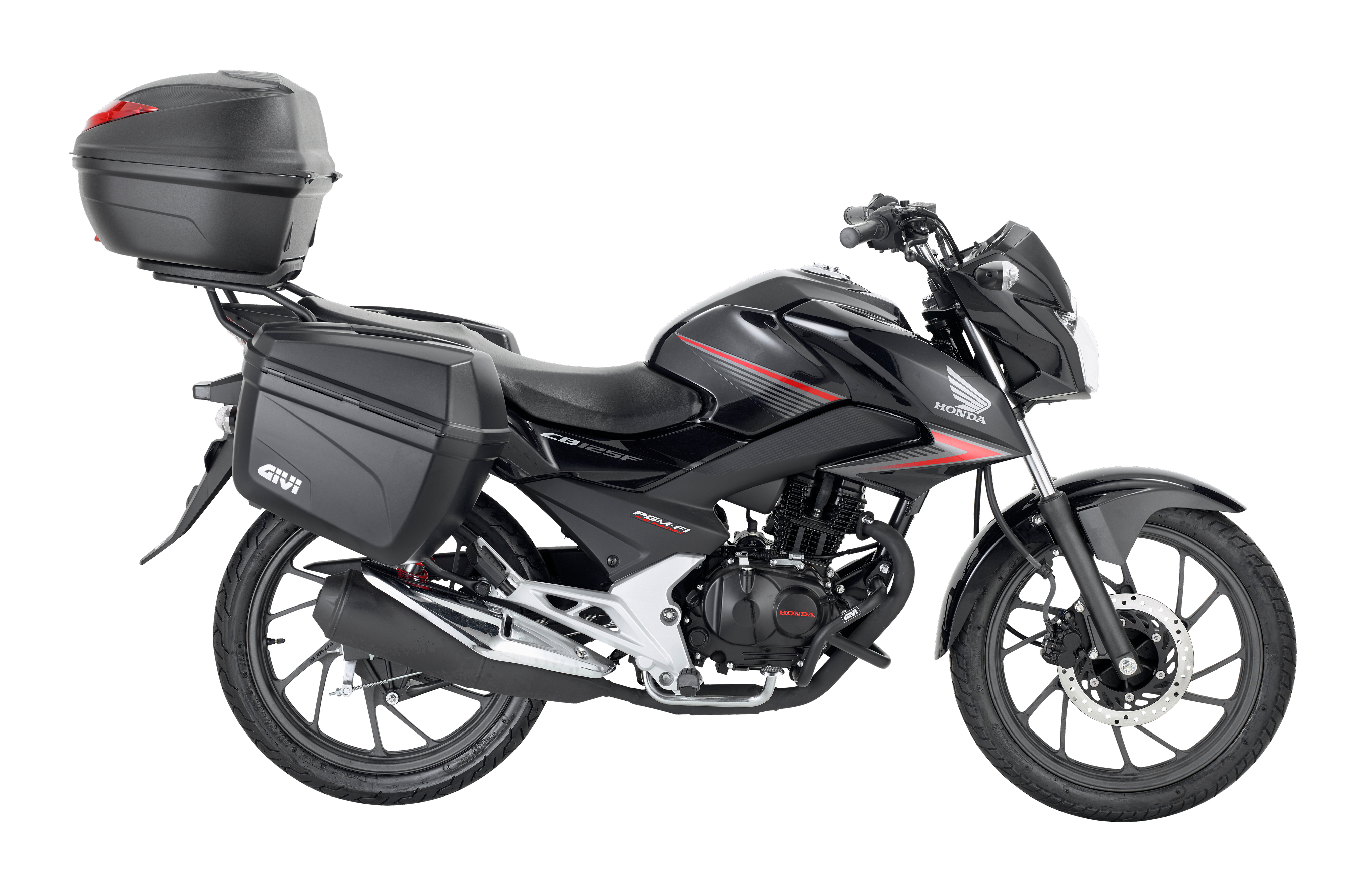 Allestimento GIVI su Honda CB 125F (15) lato