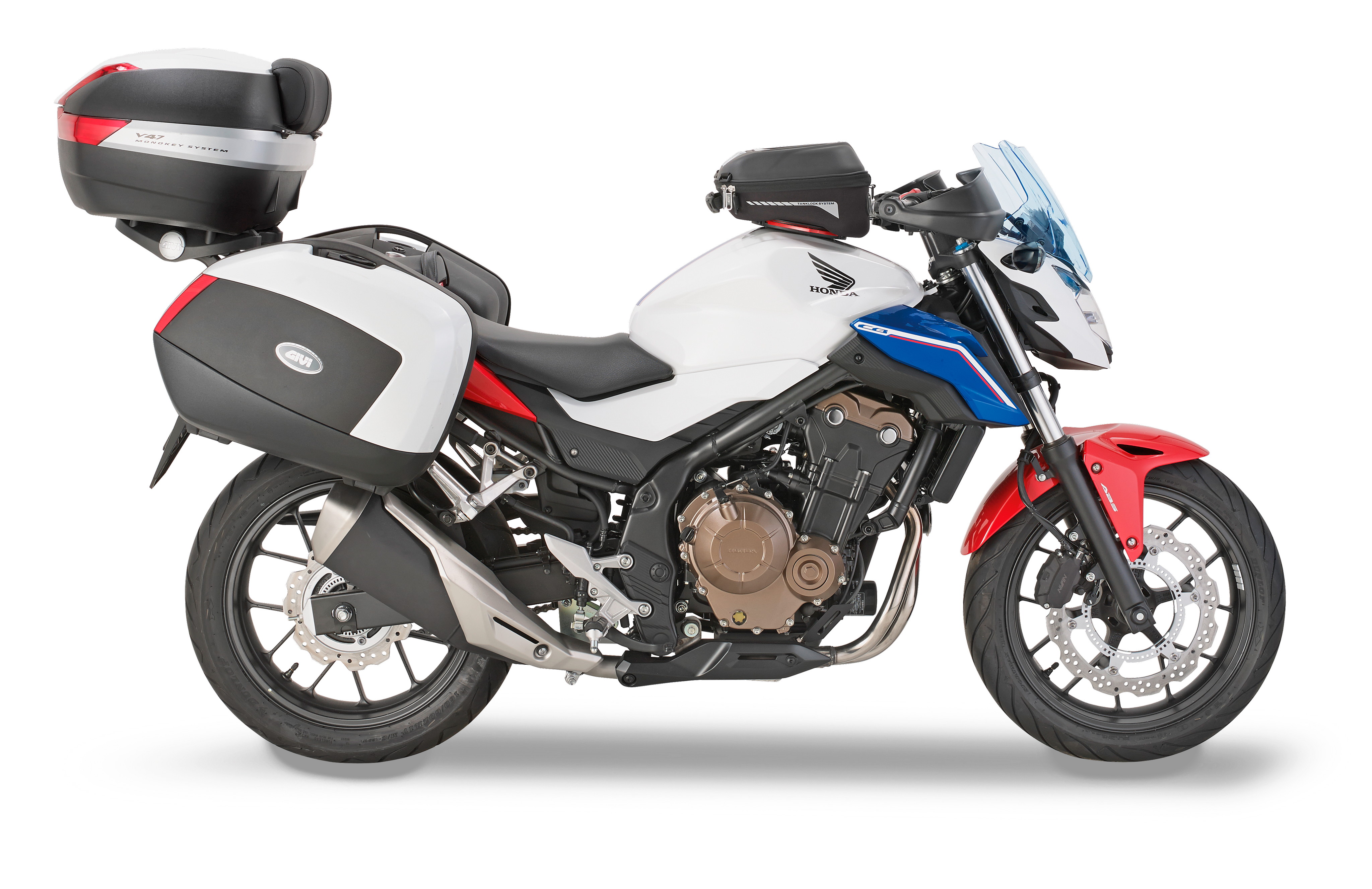 Allestimento GIVI su Honda CB 500 F (16) lato