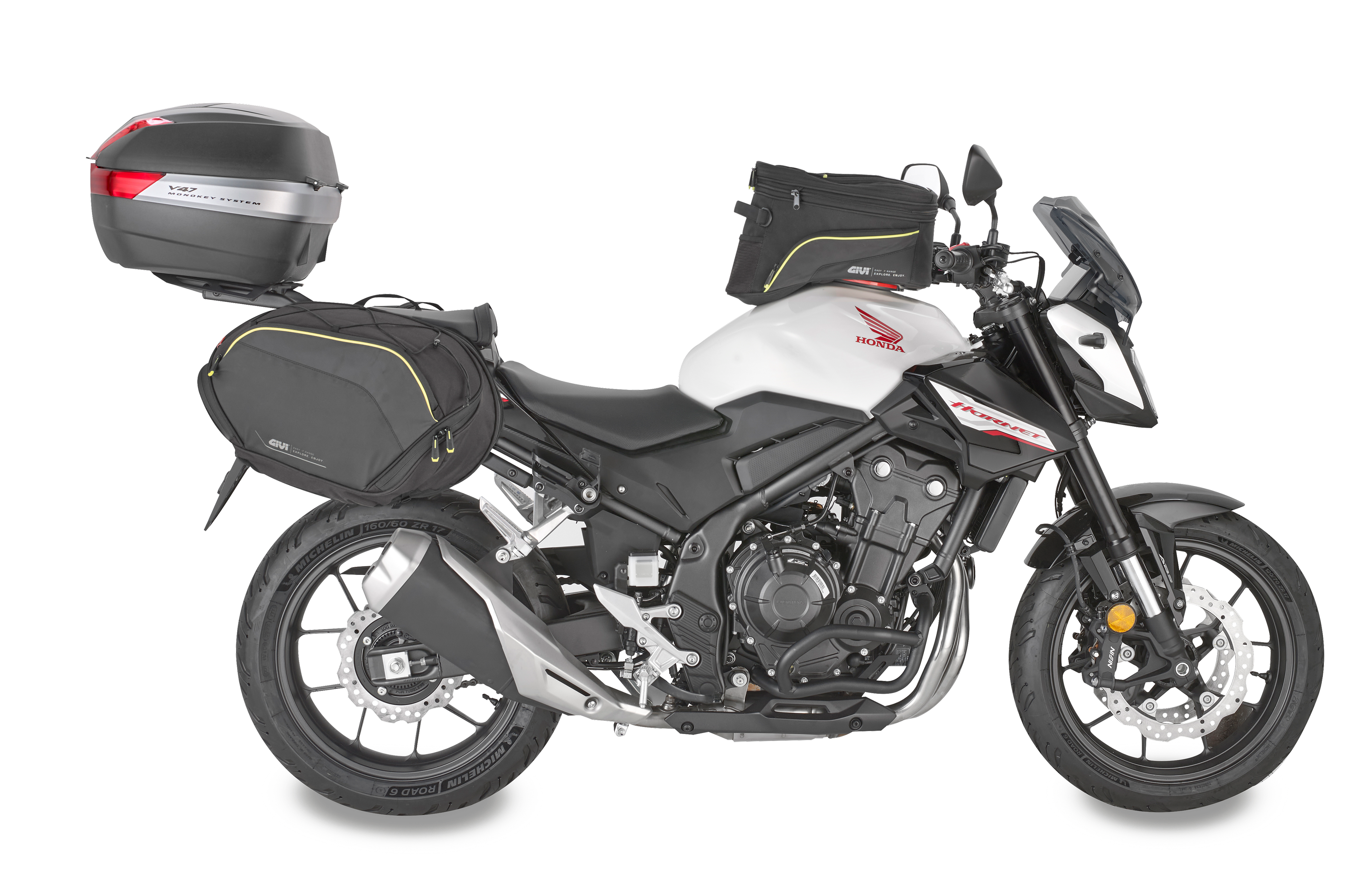 Allestimento GIVI su Honda CB 500 Hornet (24) lato