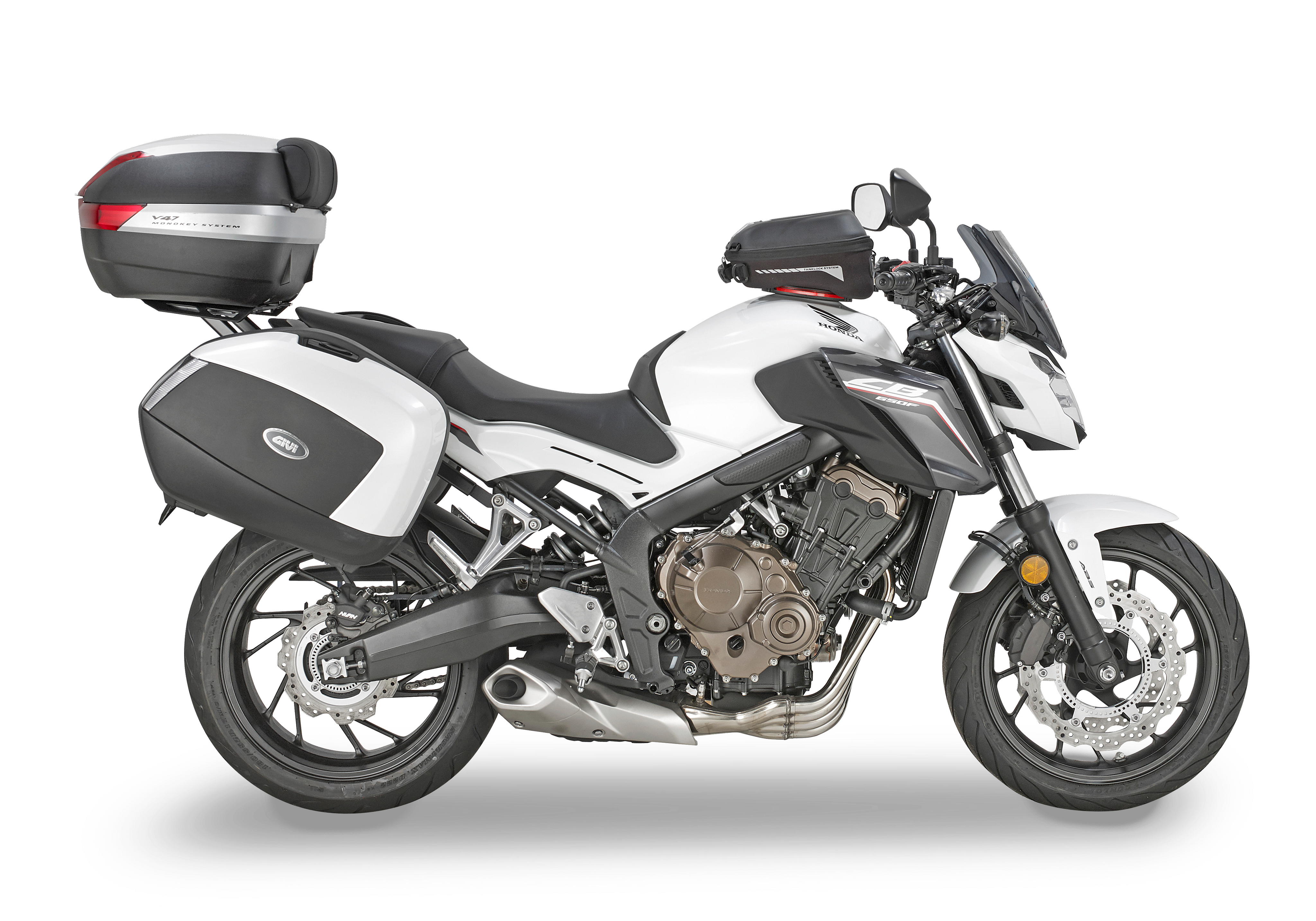 Allestimento GIVI su Honda CB 650F (17) lato