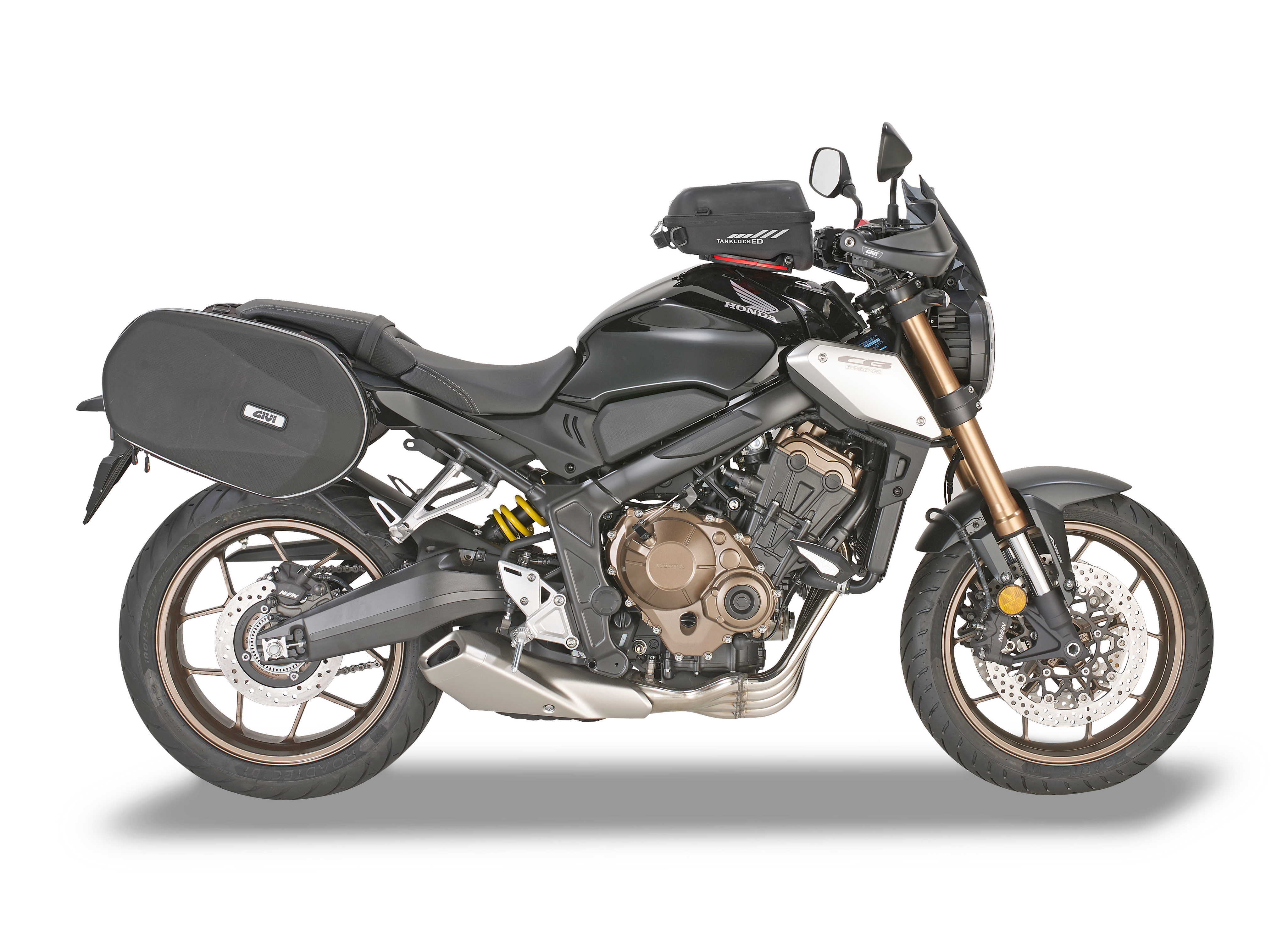 Allestimento GIVI su Honda CB 650 R (19) lato