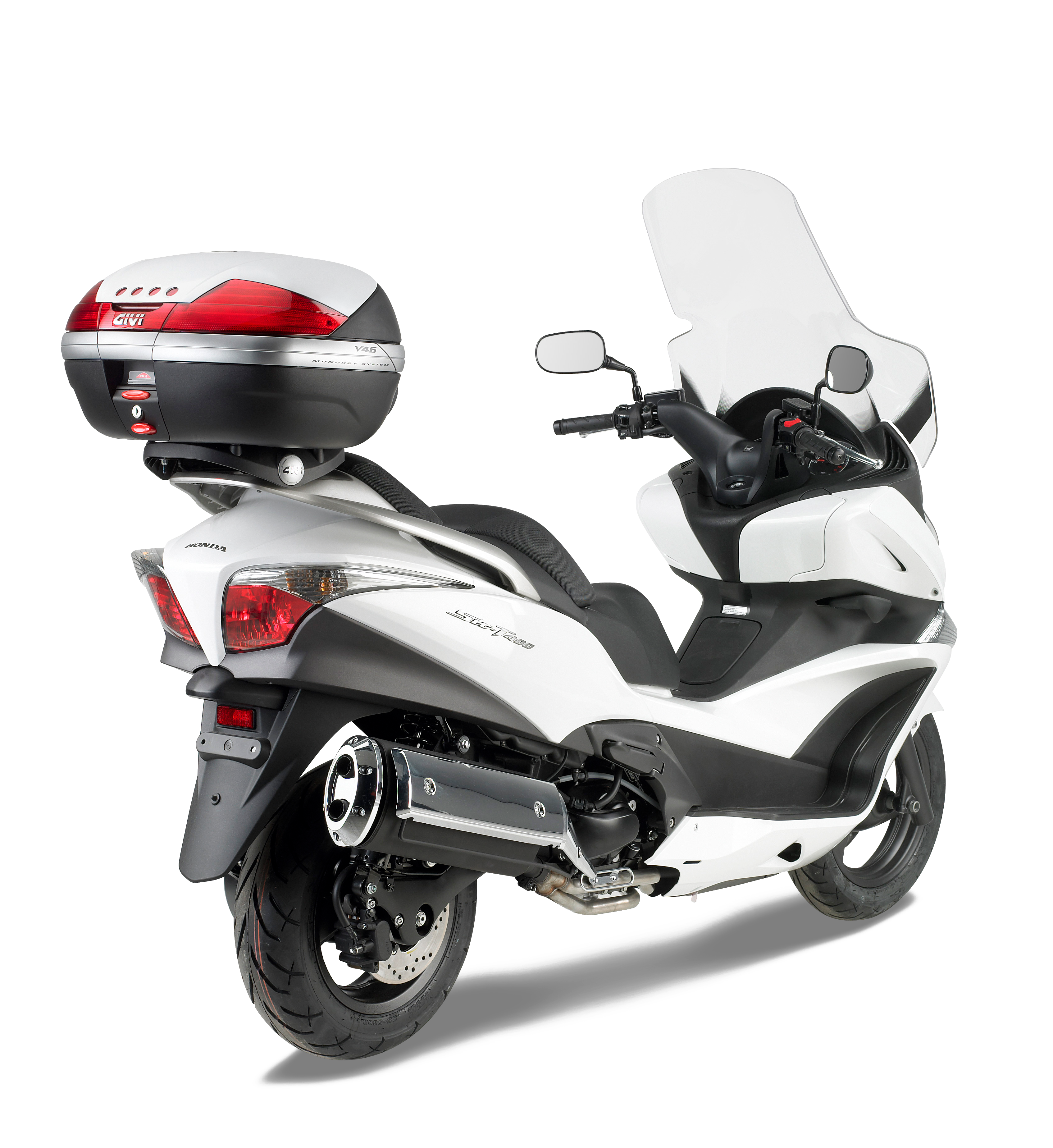 Allestimento GIVI su Honda SW-T 400 (09) lato