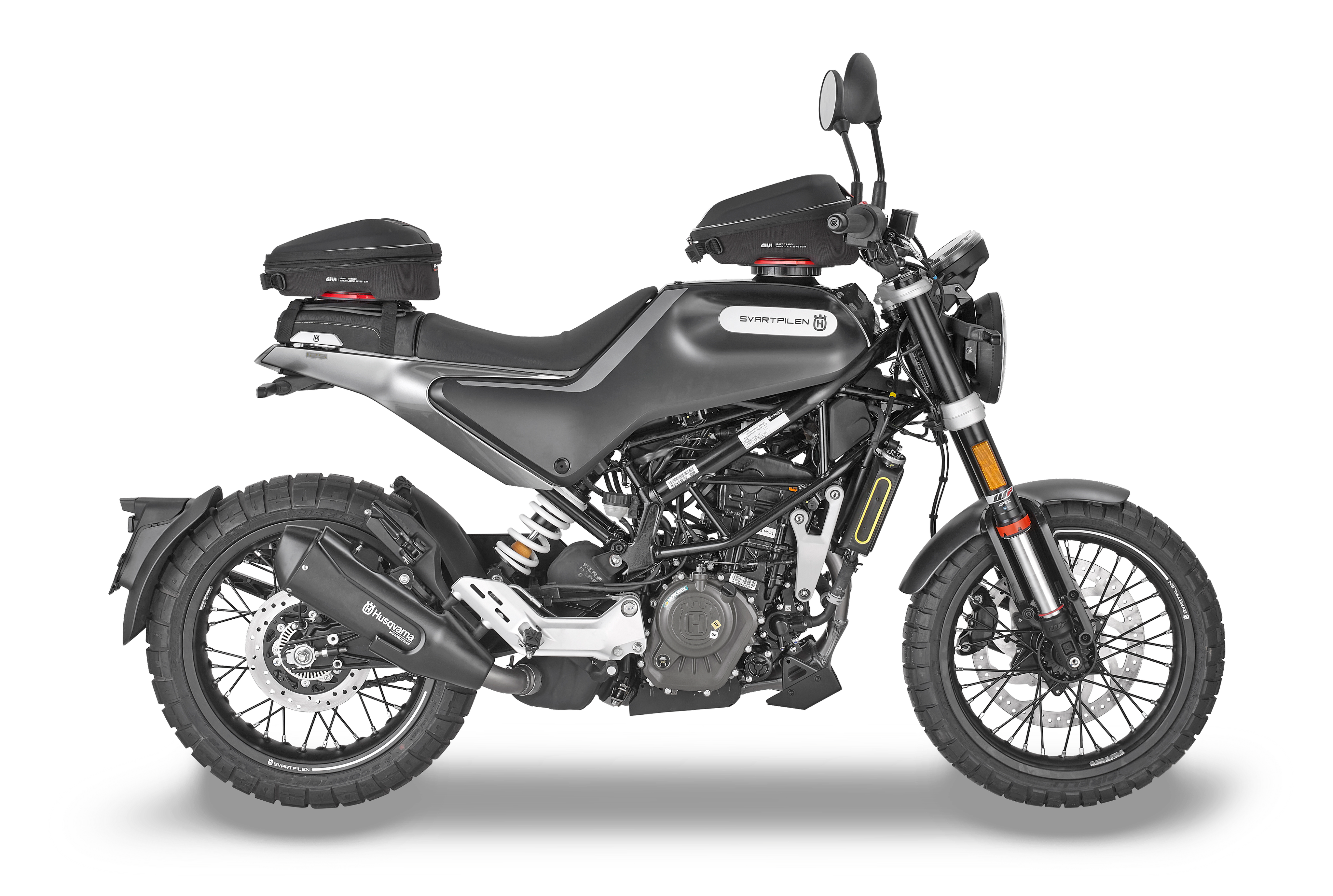 Allestimento GIVI su Husqvarna Svartpilen 401 (21) lato