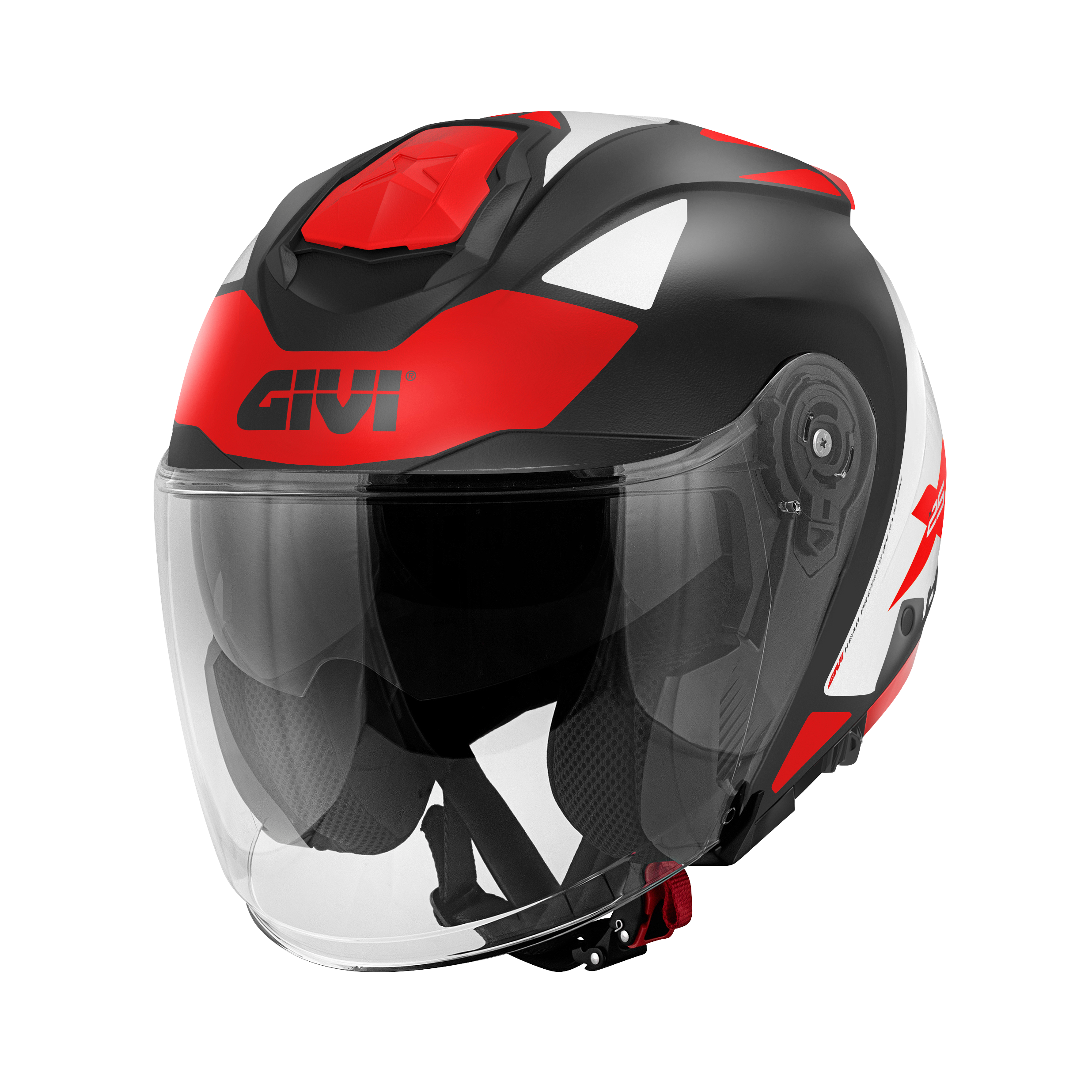 HX25FTGBW - Casco Jet X25 TARGET HX25FTGBW