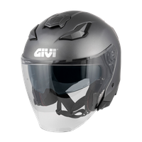 Casco GIVI JET X31 SOLID COLOR (Titanio opaco); codice articolo: HX31BG768; immagine still-life trequarti sinistra