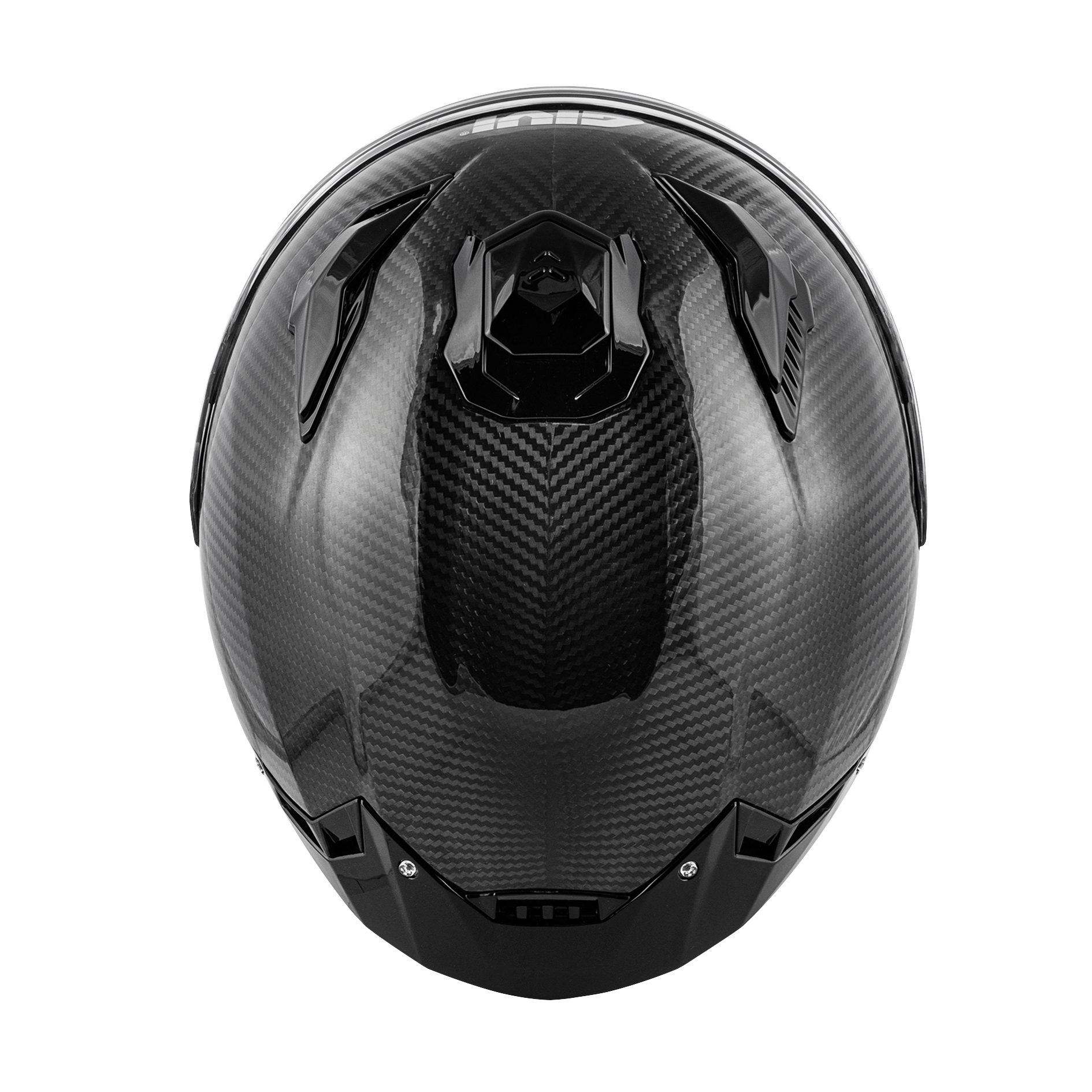 Helmet JET X31 CARBON SOLID COLOR (Carbon) GIVI article code: HX31CCRSD; image still-life top