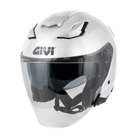 Casco GIVI JET X31 SOLID COLOR (Bianco); codice articolo: HX31SB910; immagine still-life trequarti sinistra