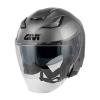 Casco GIVI JET X31 SOLID COLOR (Grigio); codice articolo: HX31SG767; immagine still-life trequarti sinistra
