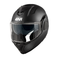 Casco GIVI Flip-Back X36 SOLID COLOR (Nero opaco); codice articolo: HX36BN900; immagine still-life trequarti sinistra
