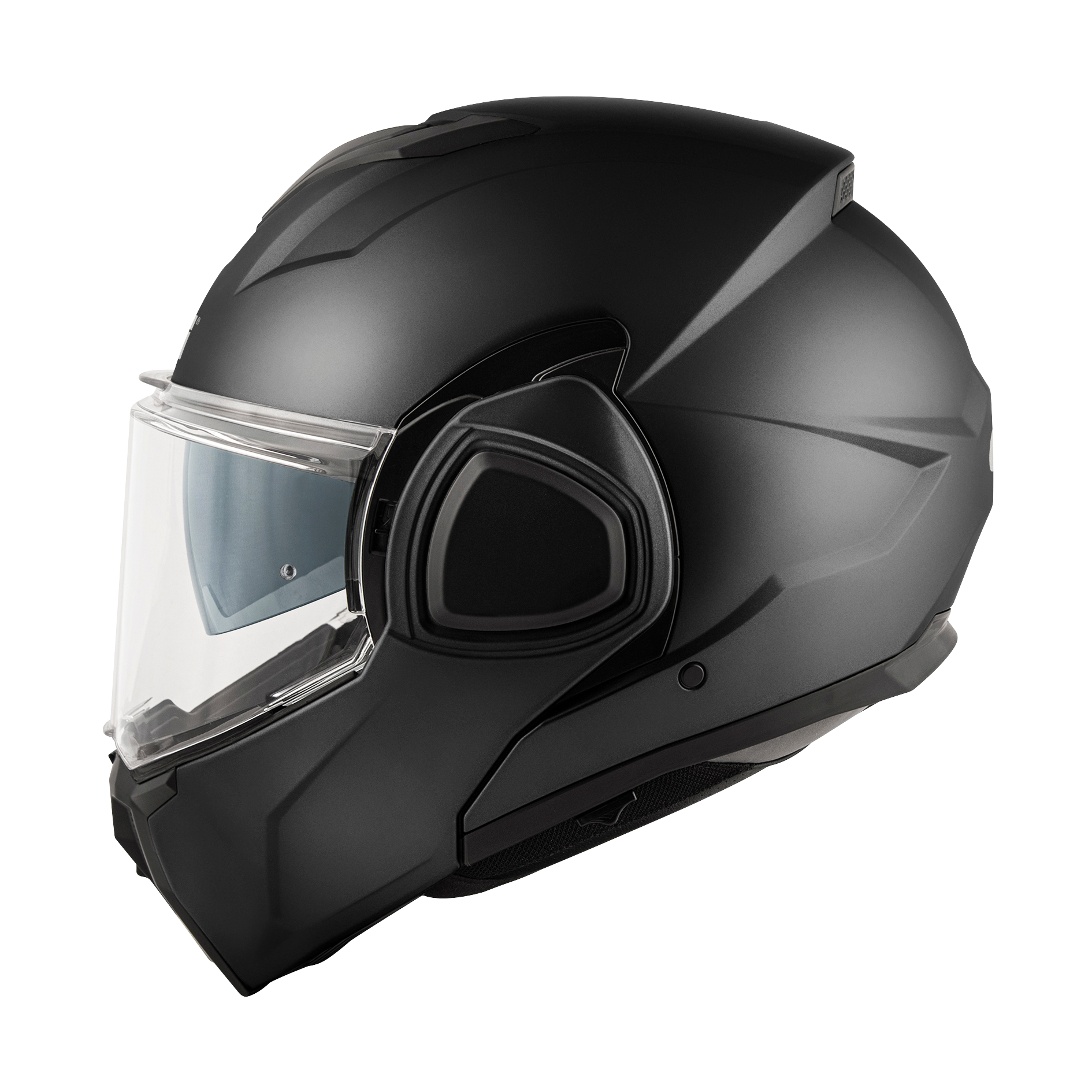Helmet Flip-Back X36 SOLID COLOR (Matt black) GIVI article code: HX36BN900; image still-life side left