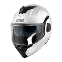 Casco GIVI Flip-Back X36 FIBER (Bianco); codice articolo: HX36SB910; immagine still-life trequarti sinistra