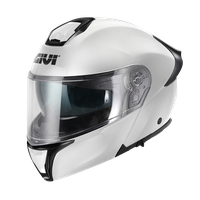 Casco GIVI FLIP-UP X50 FIBER SOLID COLOR (Bianco); codice articolo: HX50BB910; immagine still-life trequarti sinistra