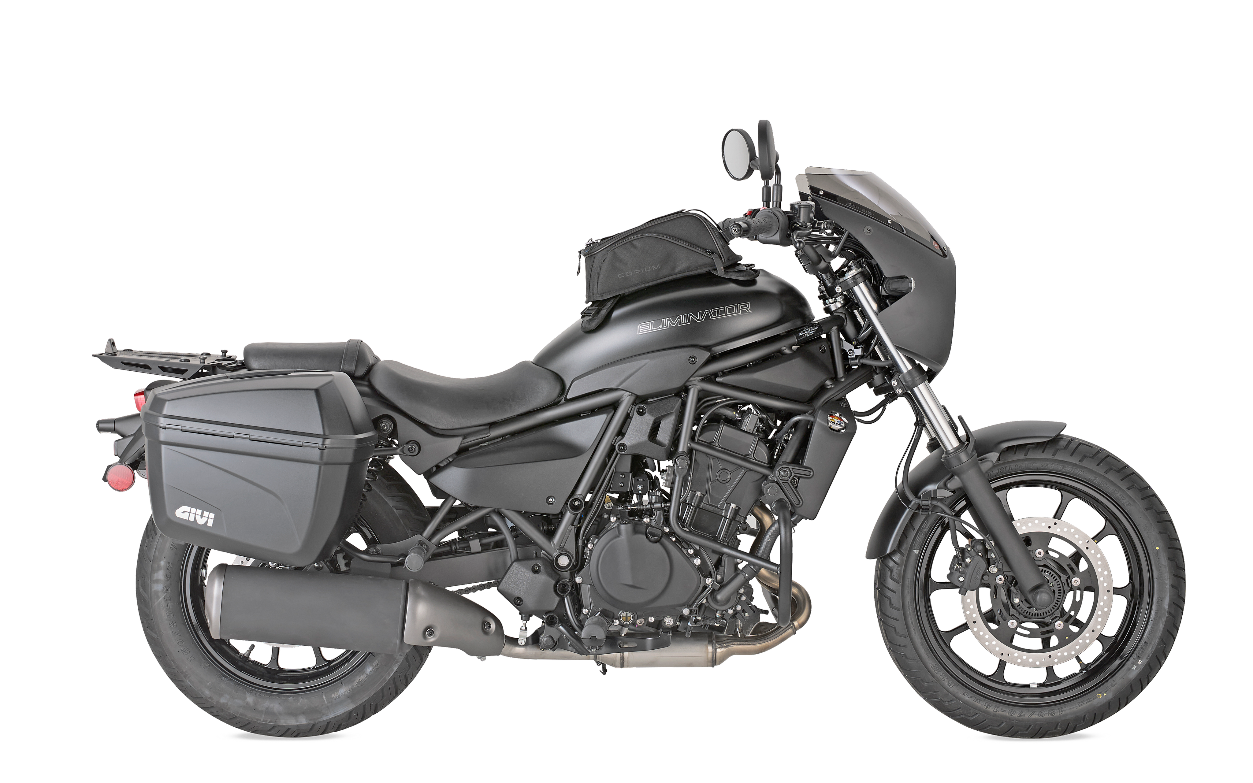 Kawasaki Eliminator 500 (24) allestita con GIVI E22