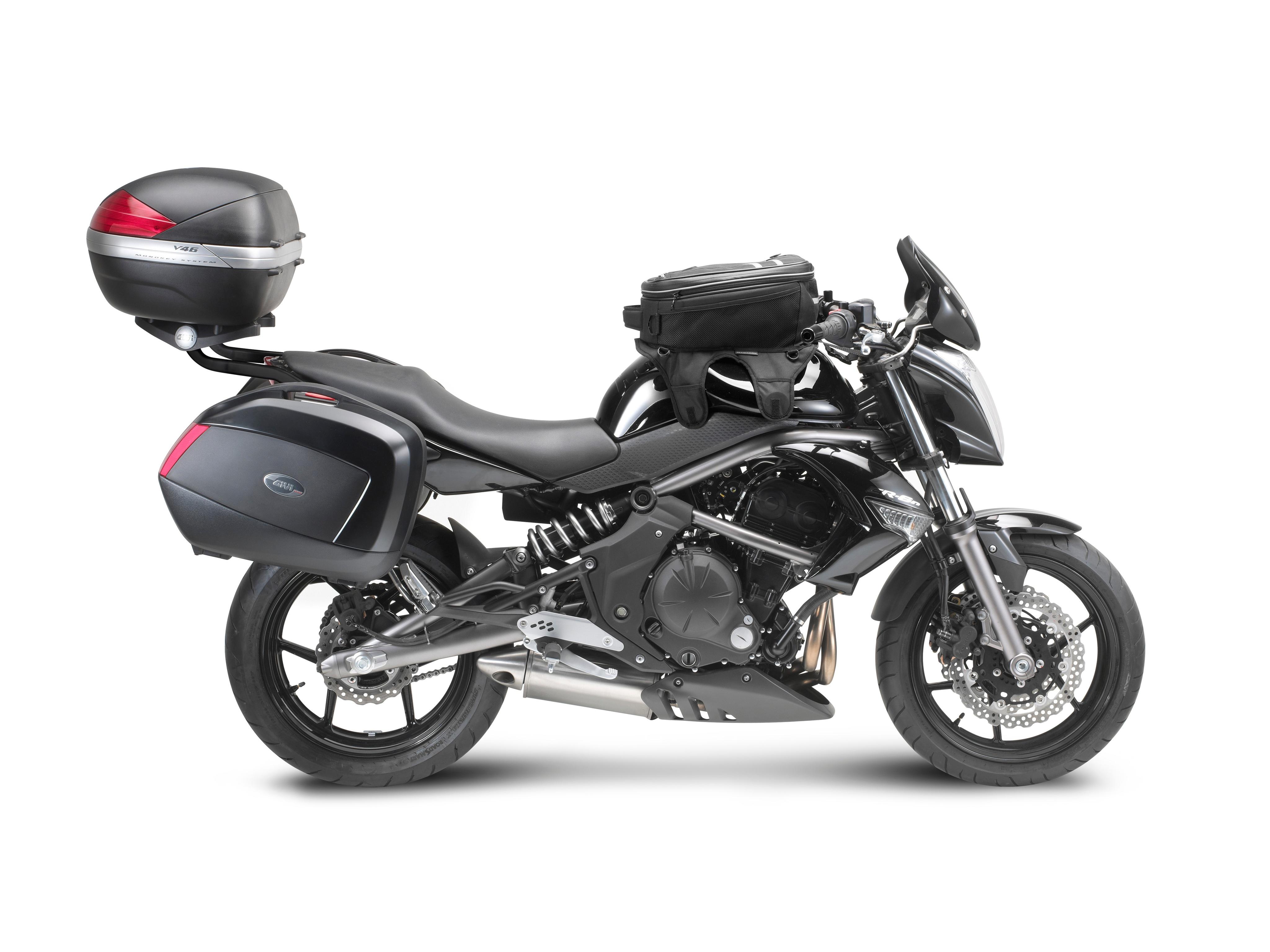 Allestimento GIVI su Kawasaki ER 6n 650 (09) lato