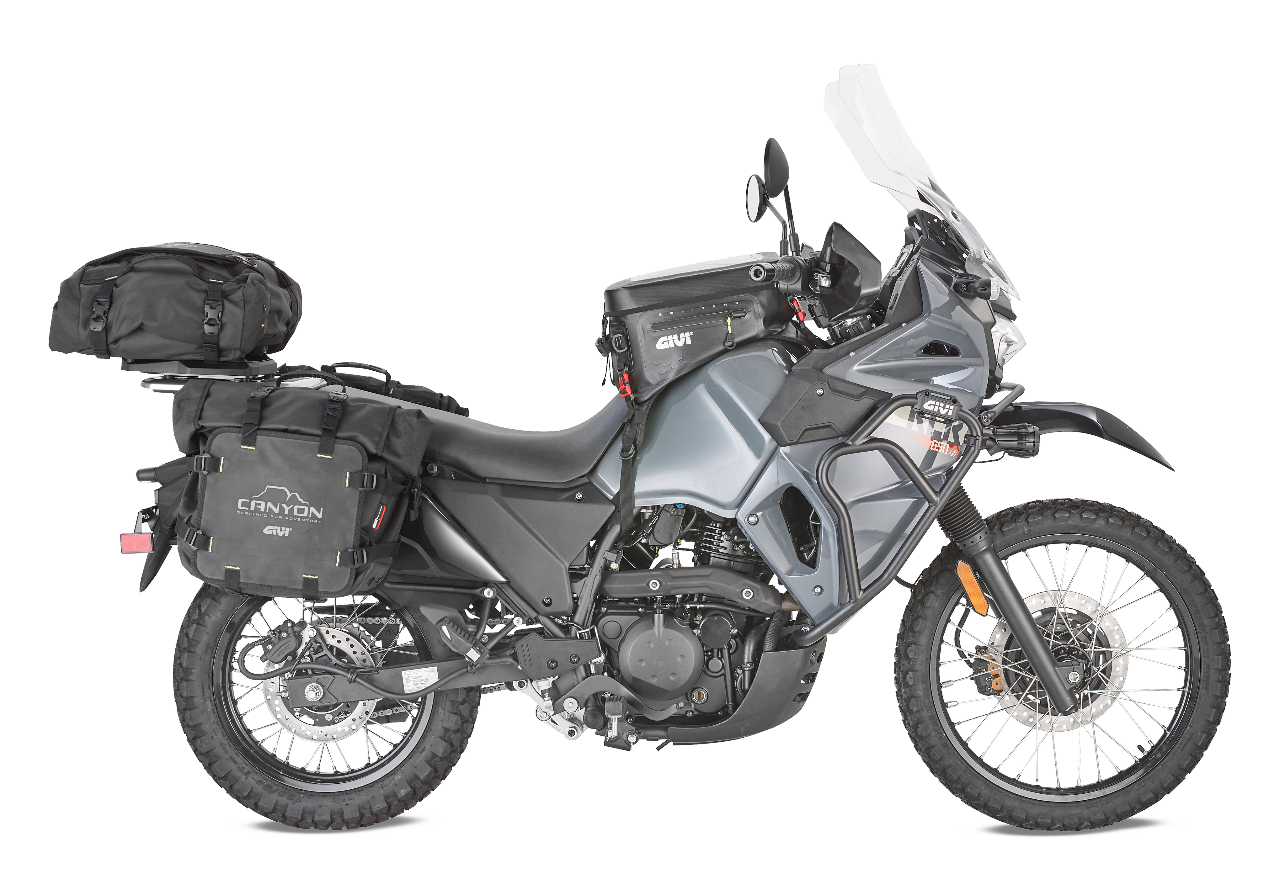 Kawasaki KLR 650 S (23) allestita con GIVI GRT