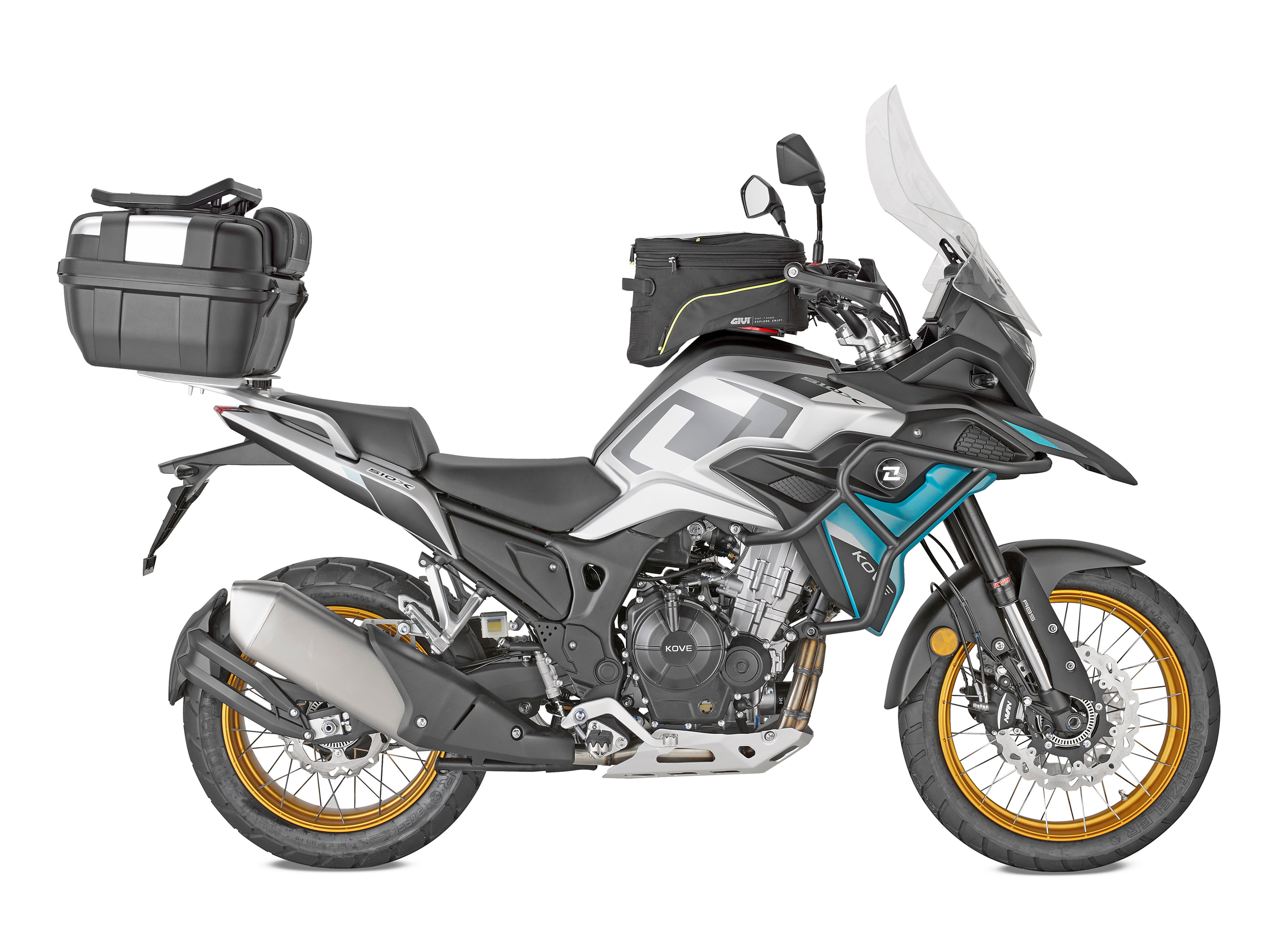 Kove 510 X (24) allestita con GIVI TRK