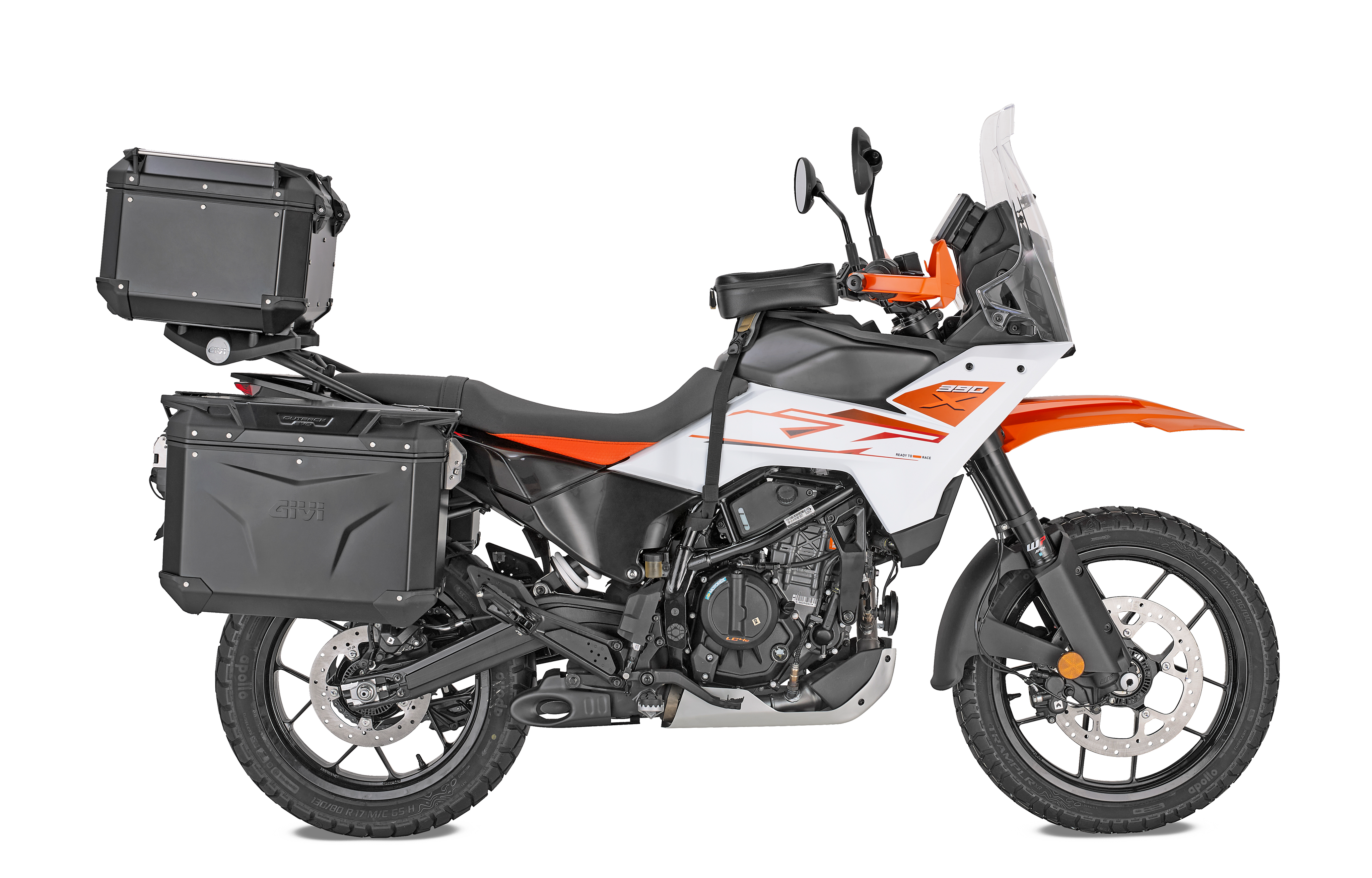 KTM 390 Adventure X (25) allestita con OBKEV42B